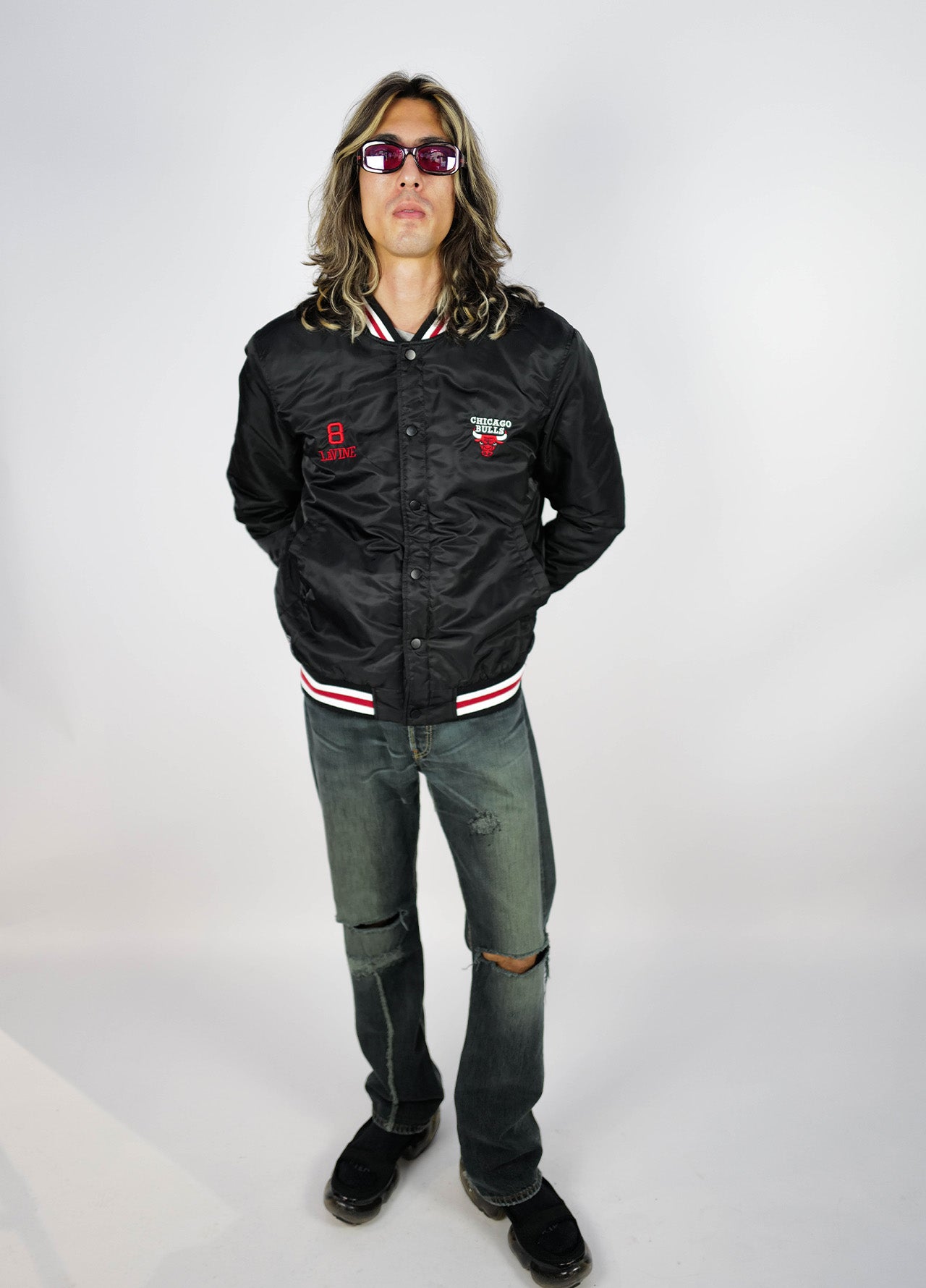 Jacket, Zack Lavine, Chicago Bulls, 90's