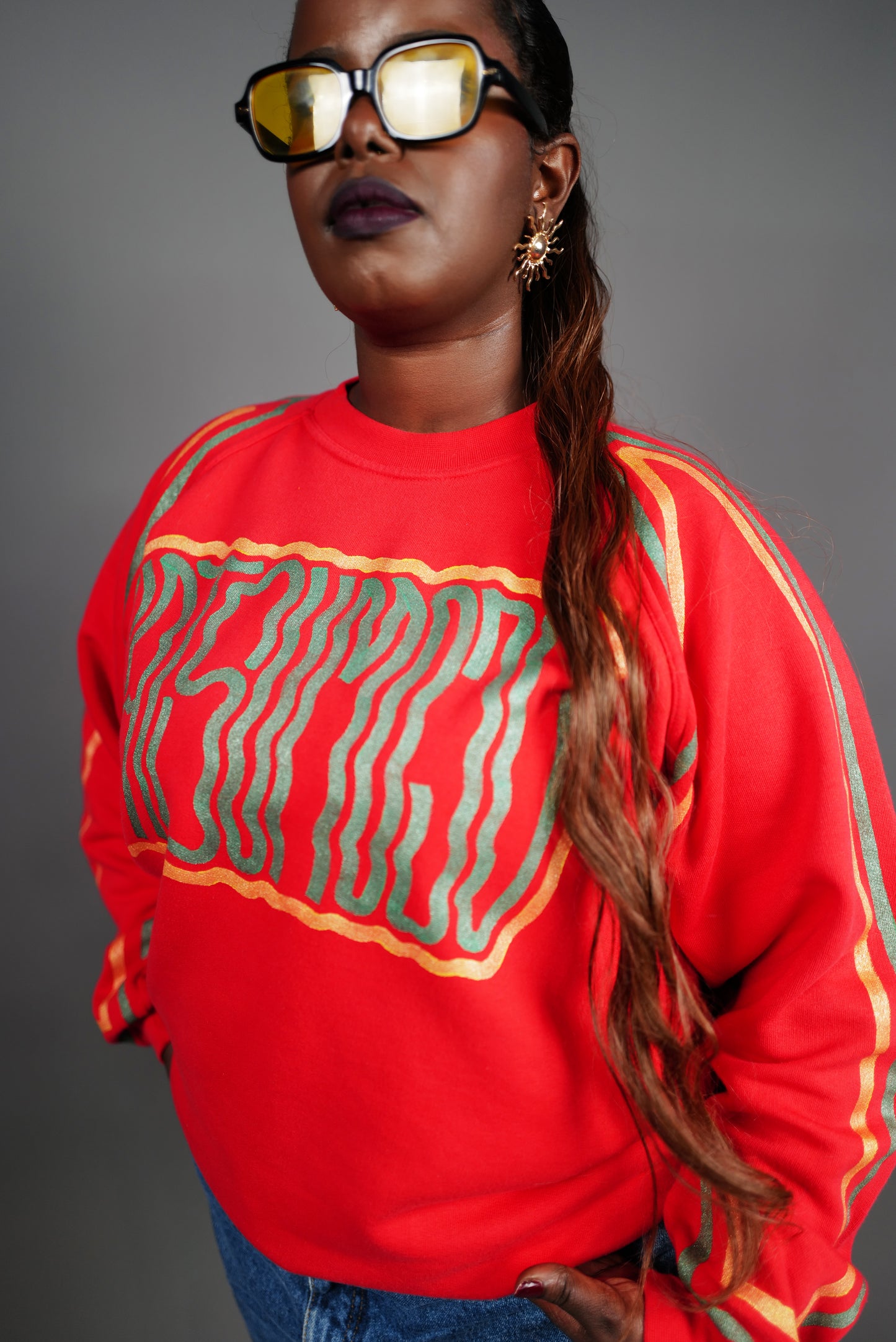 Sweater Rouge Vintage Upcycled by Josua Carvalho