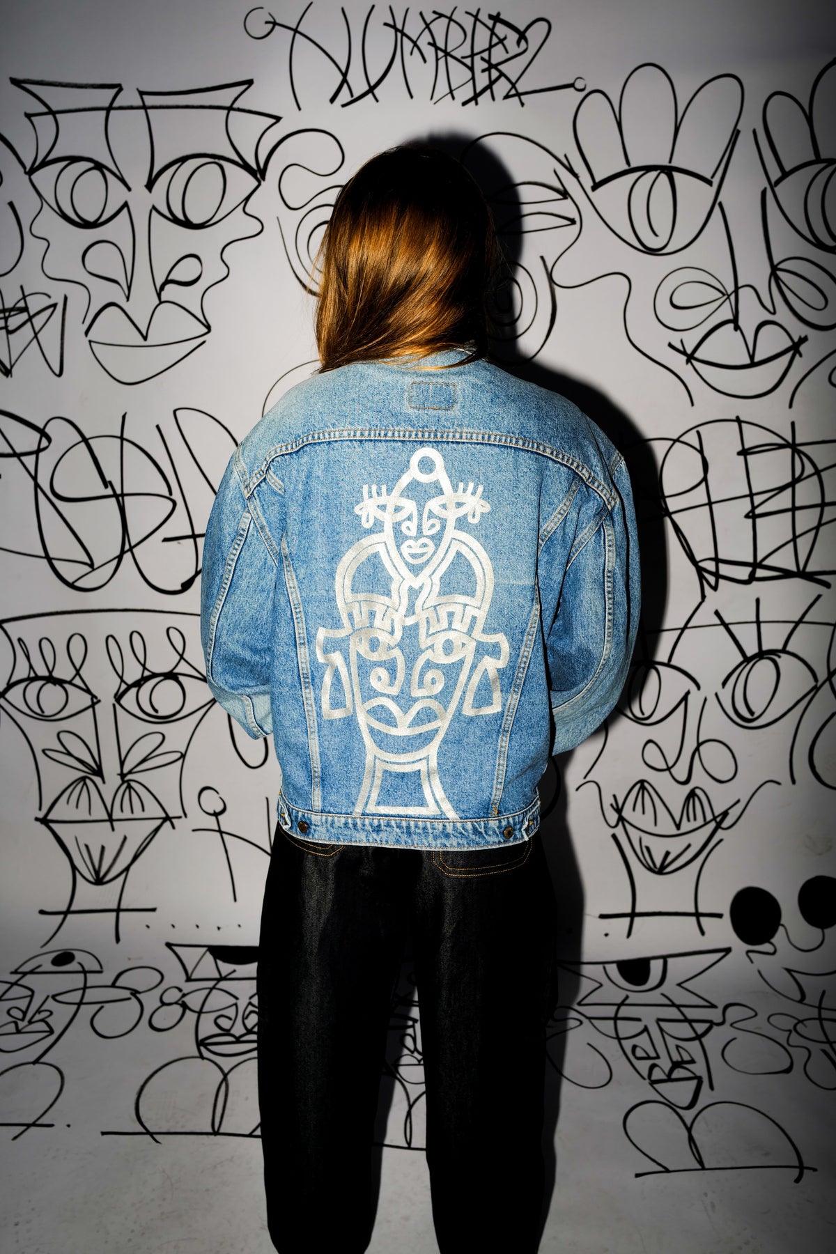 #18 Veste Levi's Argenté Vintage Upcycled by Josua Carvalho
