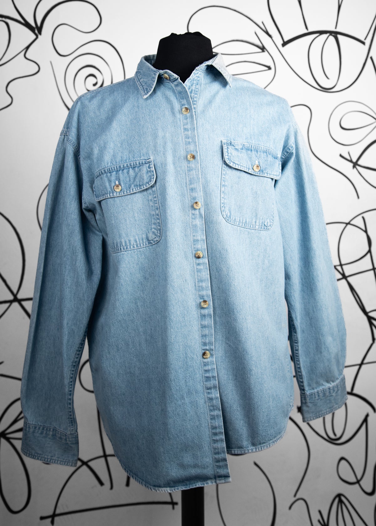 24/50 Chemise Denim Vintage Upcycled by Josua Carvalho