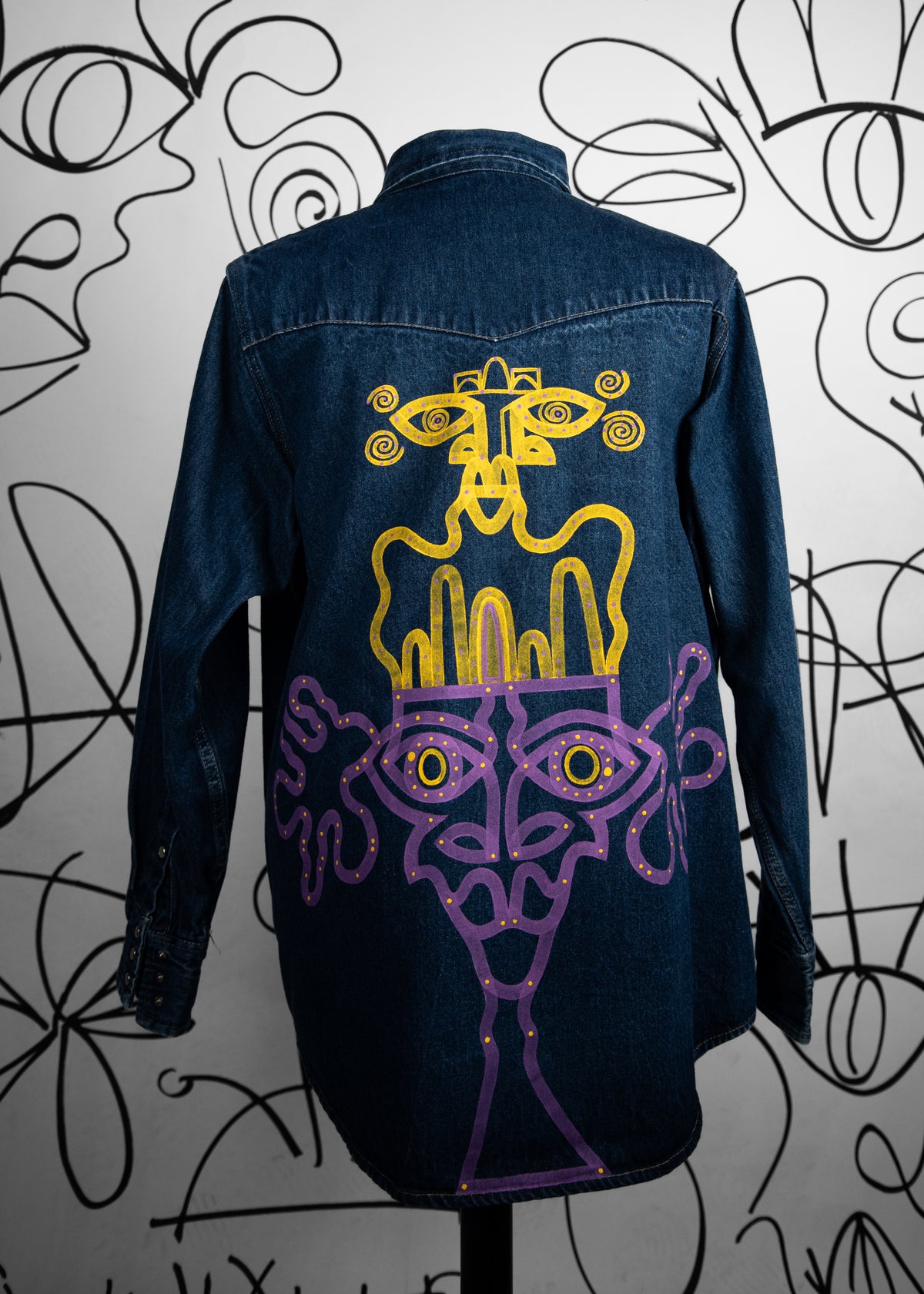 #29 Chemise Bleu Vintage Upcycled by Josua Carvalho