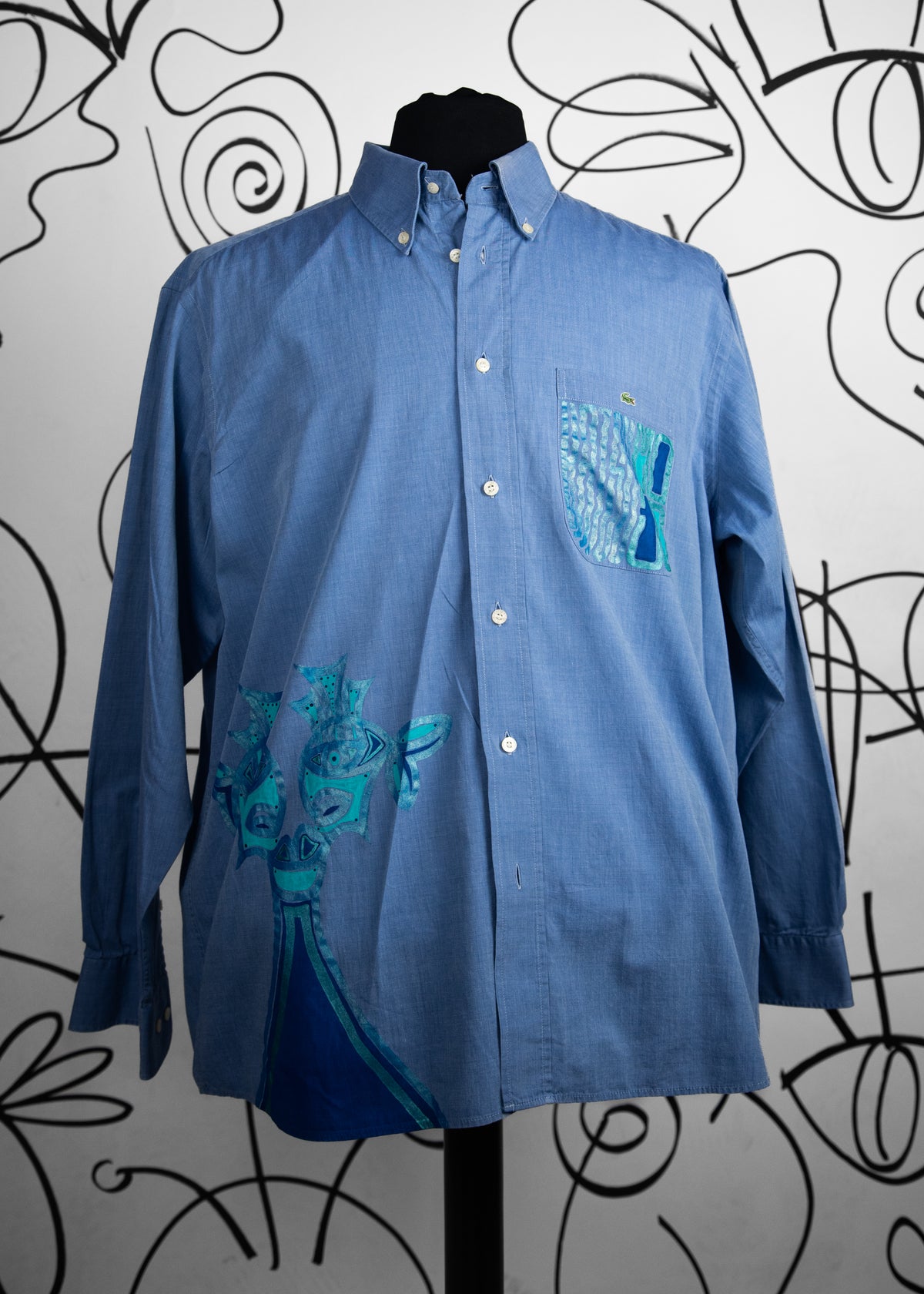 #2 Chemise Lacoste Vintage Upcycled by Josua Carvalho
