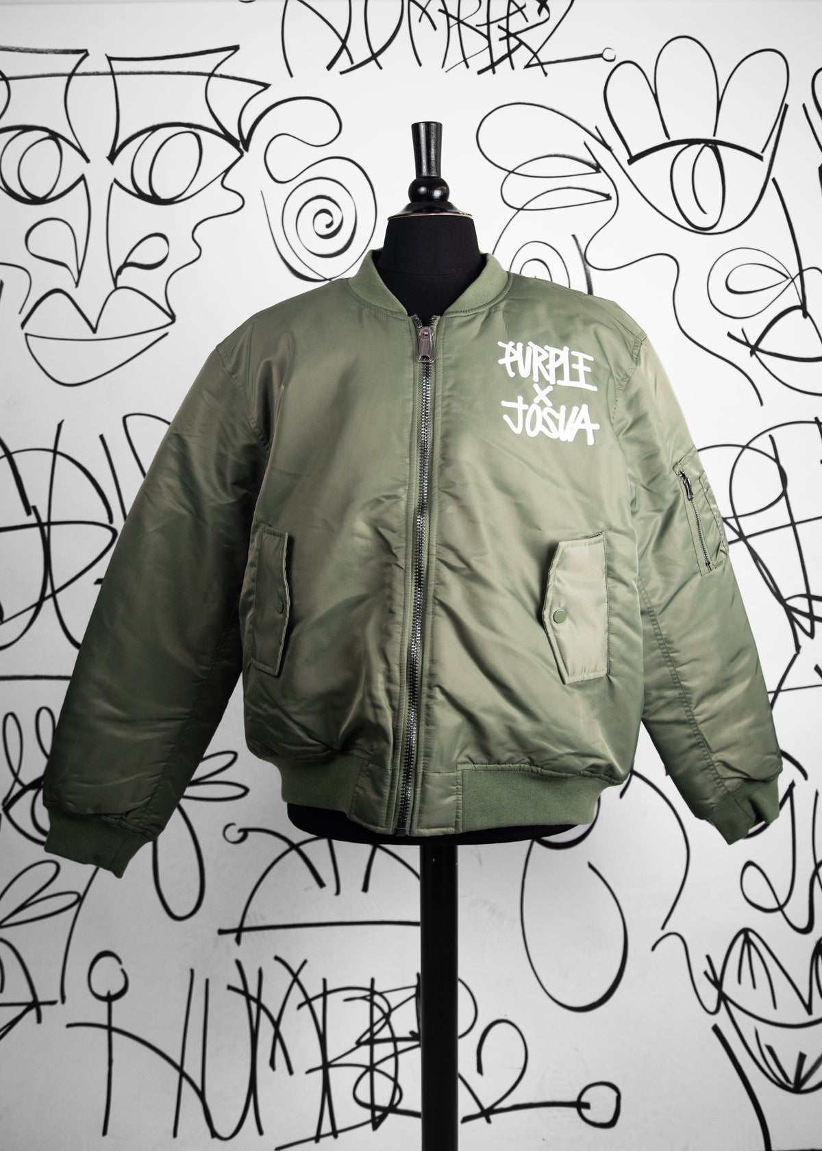 46/50 Bombers Aviateur Xl Vintage Upcycled by Josua Carvalho