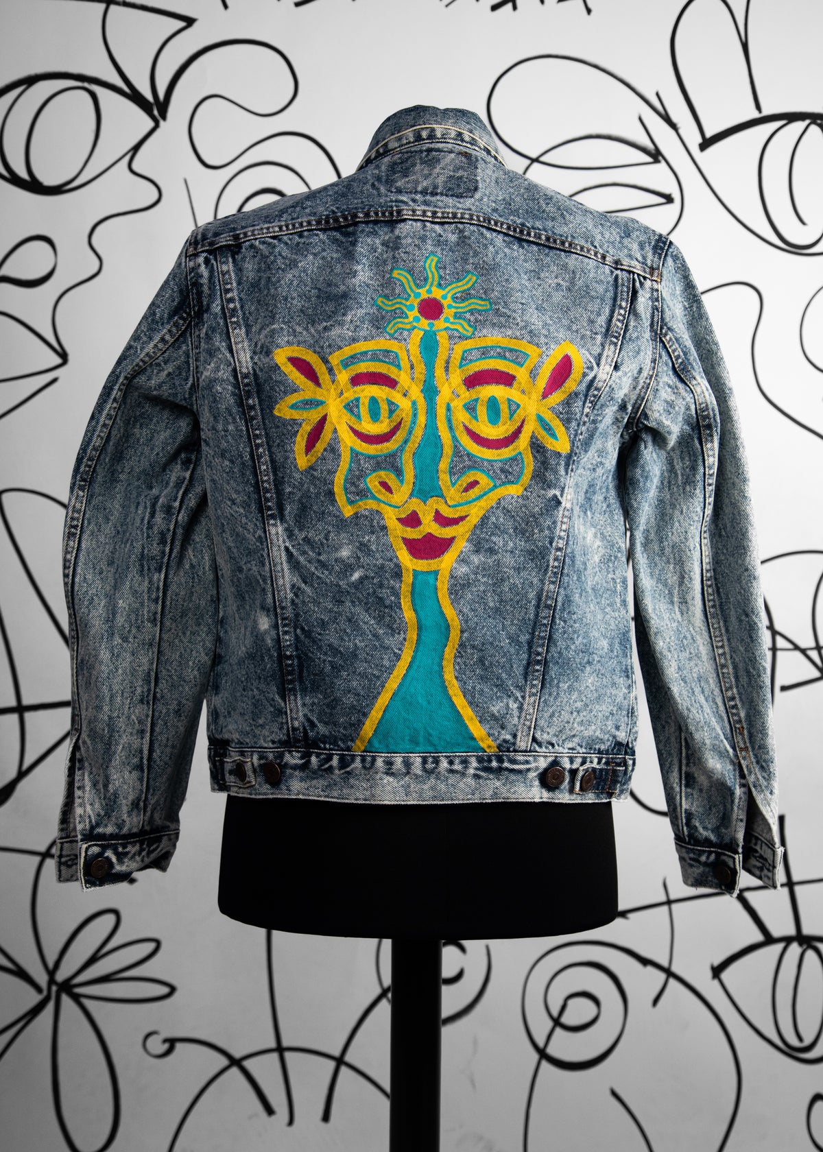 #8 Veste Levi's 90'S Tie and Dye Vintage Upcycled by Josua Carvalho