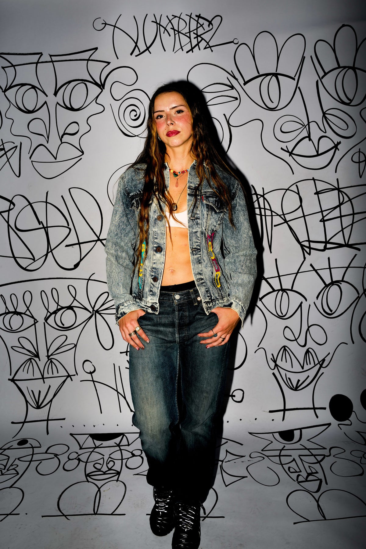 #8 Veste Levi's 90'S Tie and Dye Vintage Upcycled by Josua Carvalho