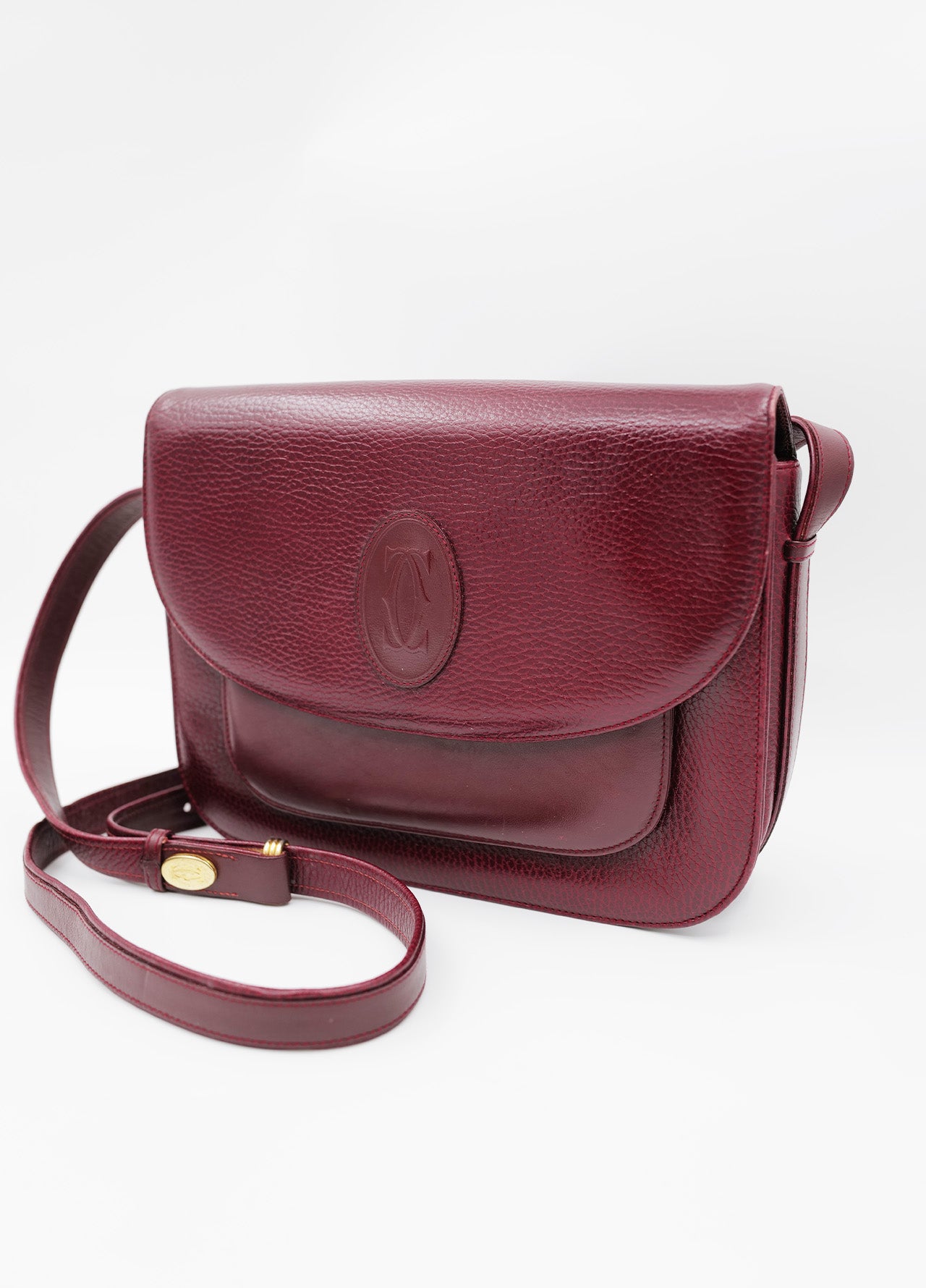 Sac Celine Vintag cuir bordeau