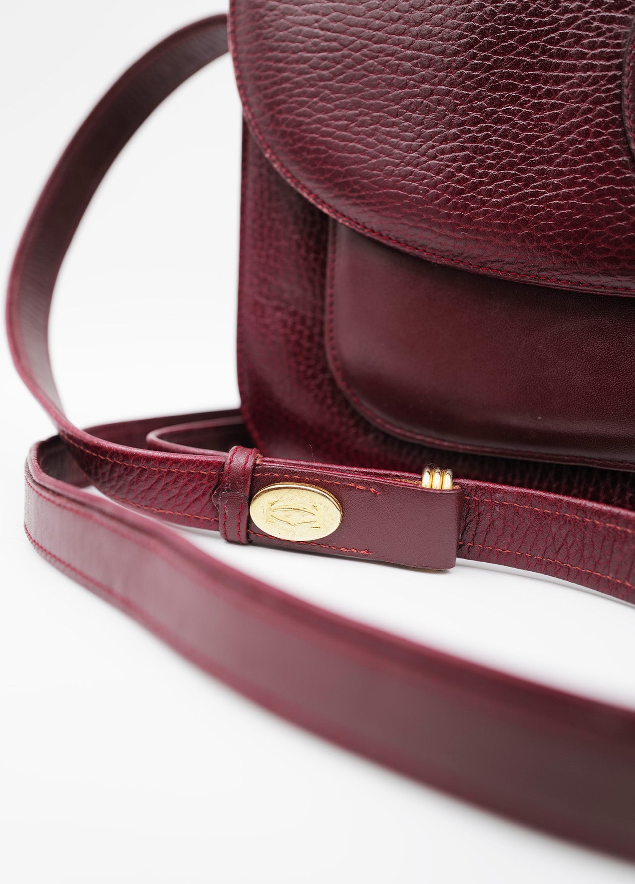 Sac Celine Vintag cuir bordeau