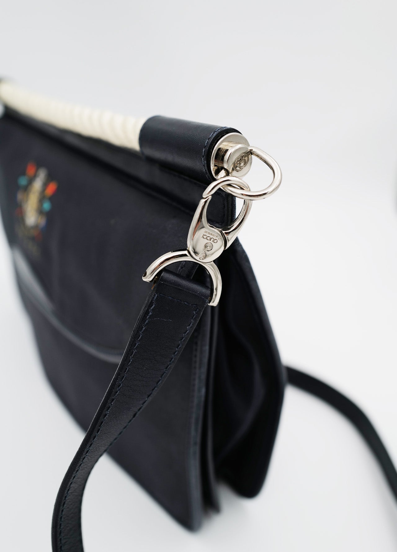 Sac Gucci Vintage bleu foncé