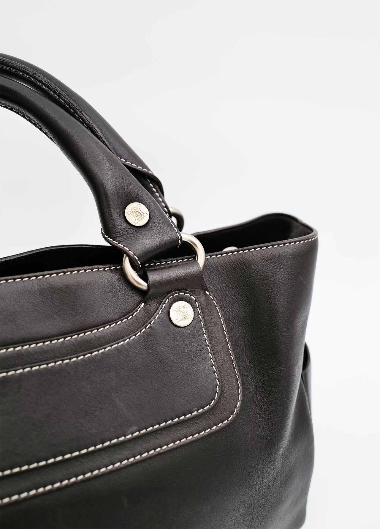 Bag-sac-amain-Celine-Boogie-Vintage-2000-Y2K-brown-brun-2