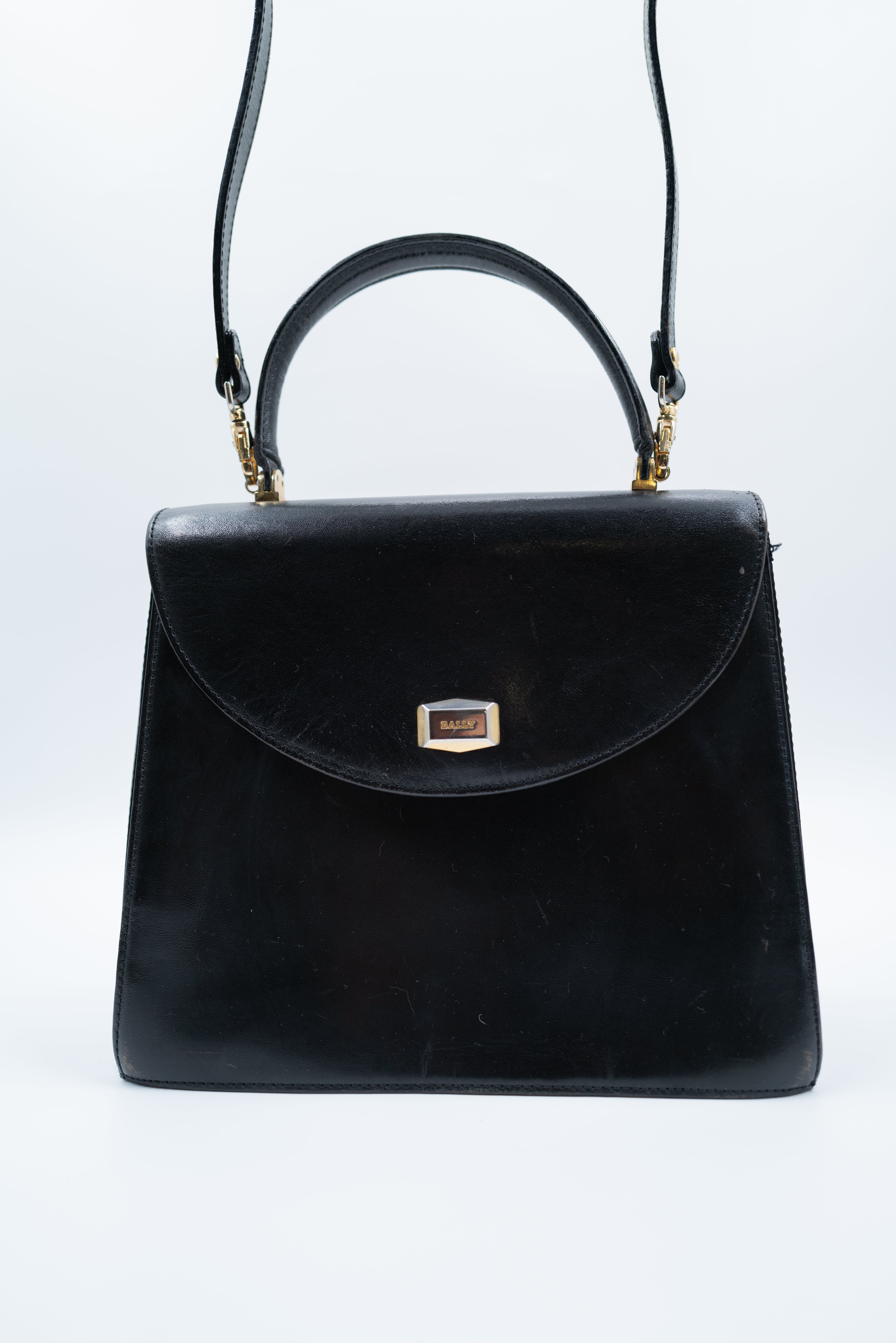 Bally-Bag-Handbag-Sacamain-Cuir-Leather-Black-Noir-Vintage-02