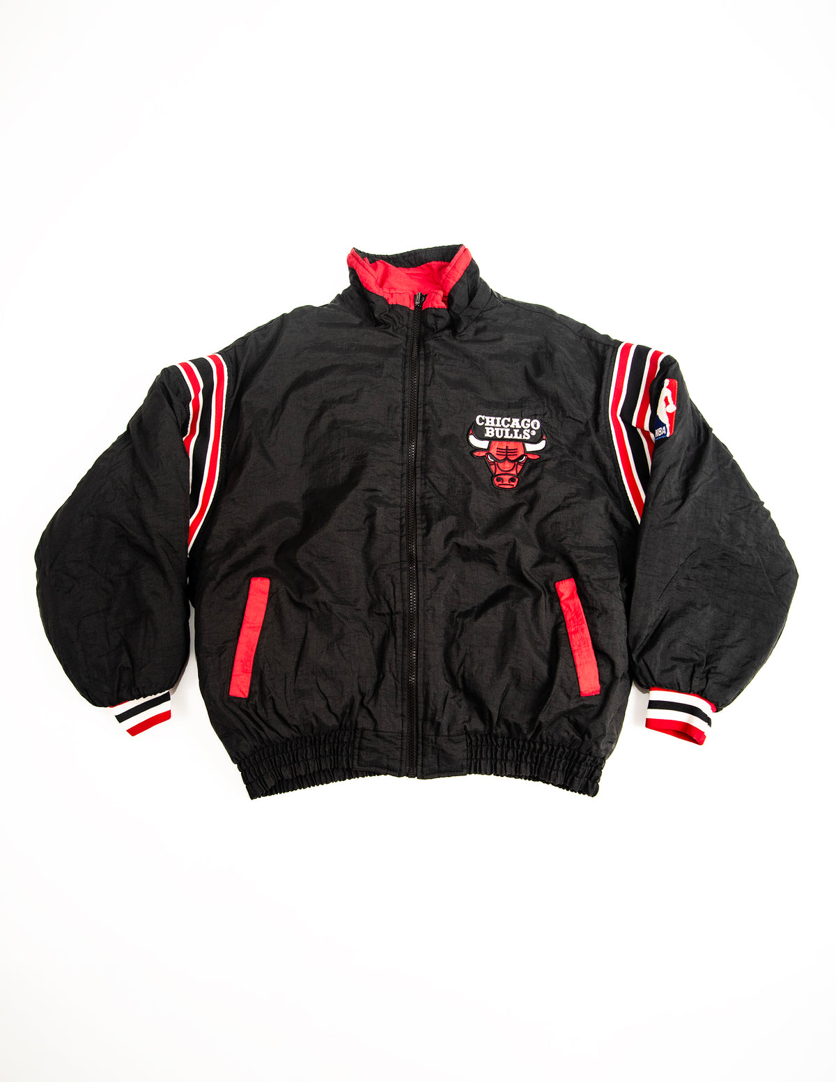 VESTE BOMBER CHICAGO BULLS REVERSIBLE VINTAGE 90'S