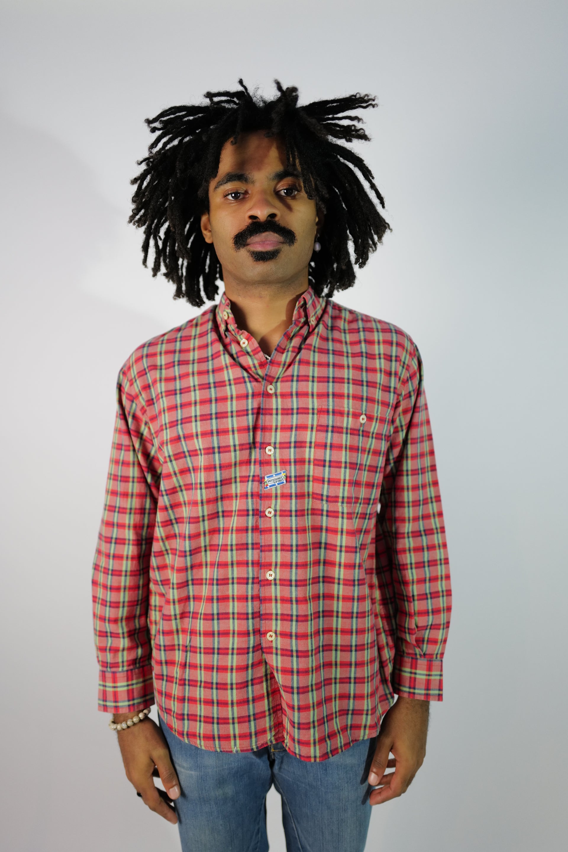 CHEMISE MISSONI SPORT SHIRT VINTAGE 90'S-001