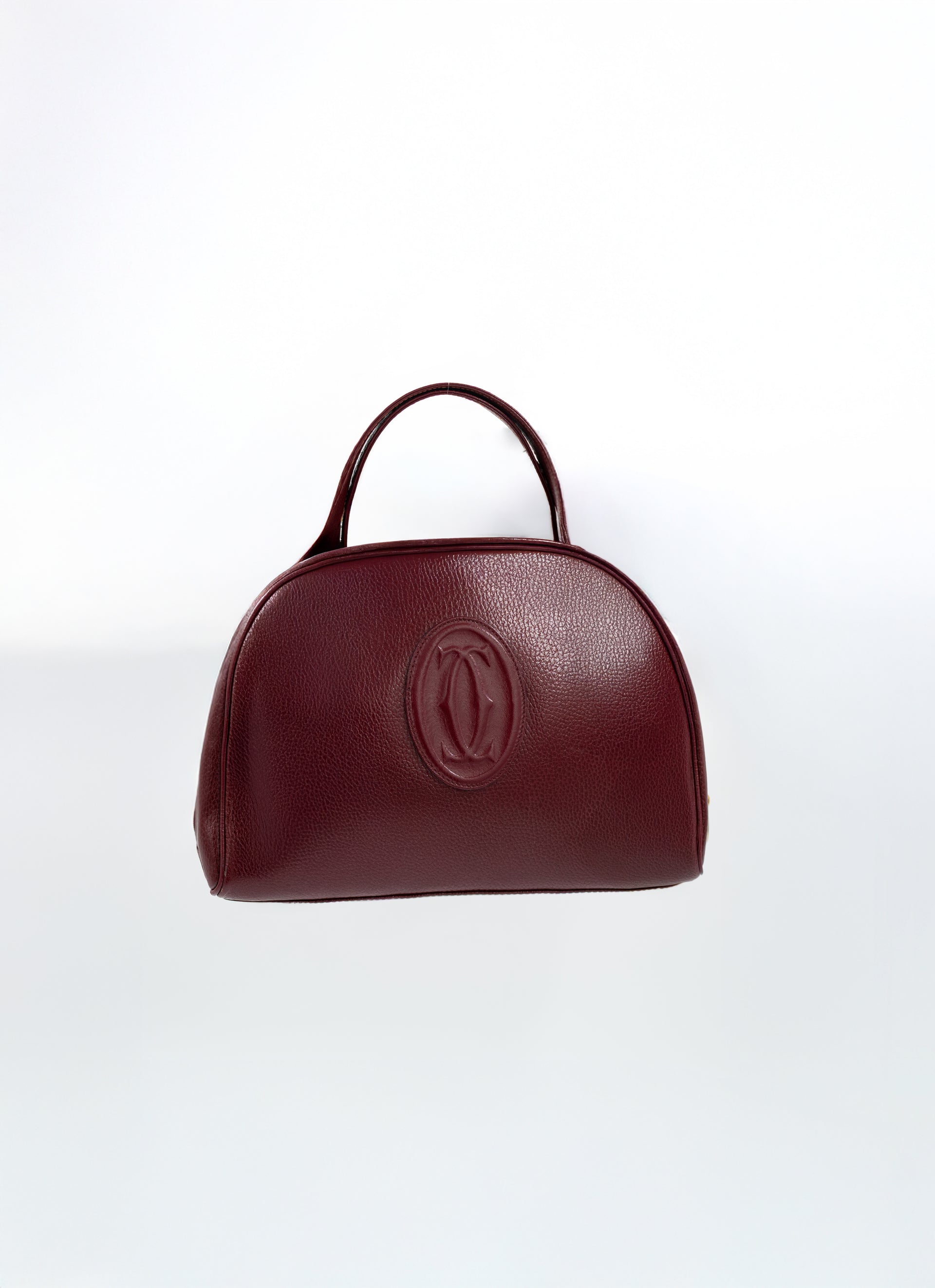 Cartier-Must-Bag-Handbag-Sacamain-Cuir-Leather-Rouge-Red-Bordeau-Vintage-01
