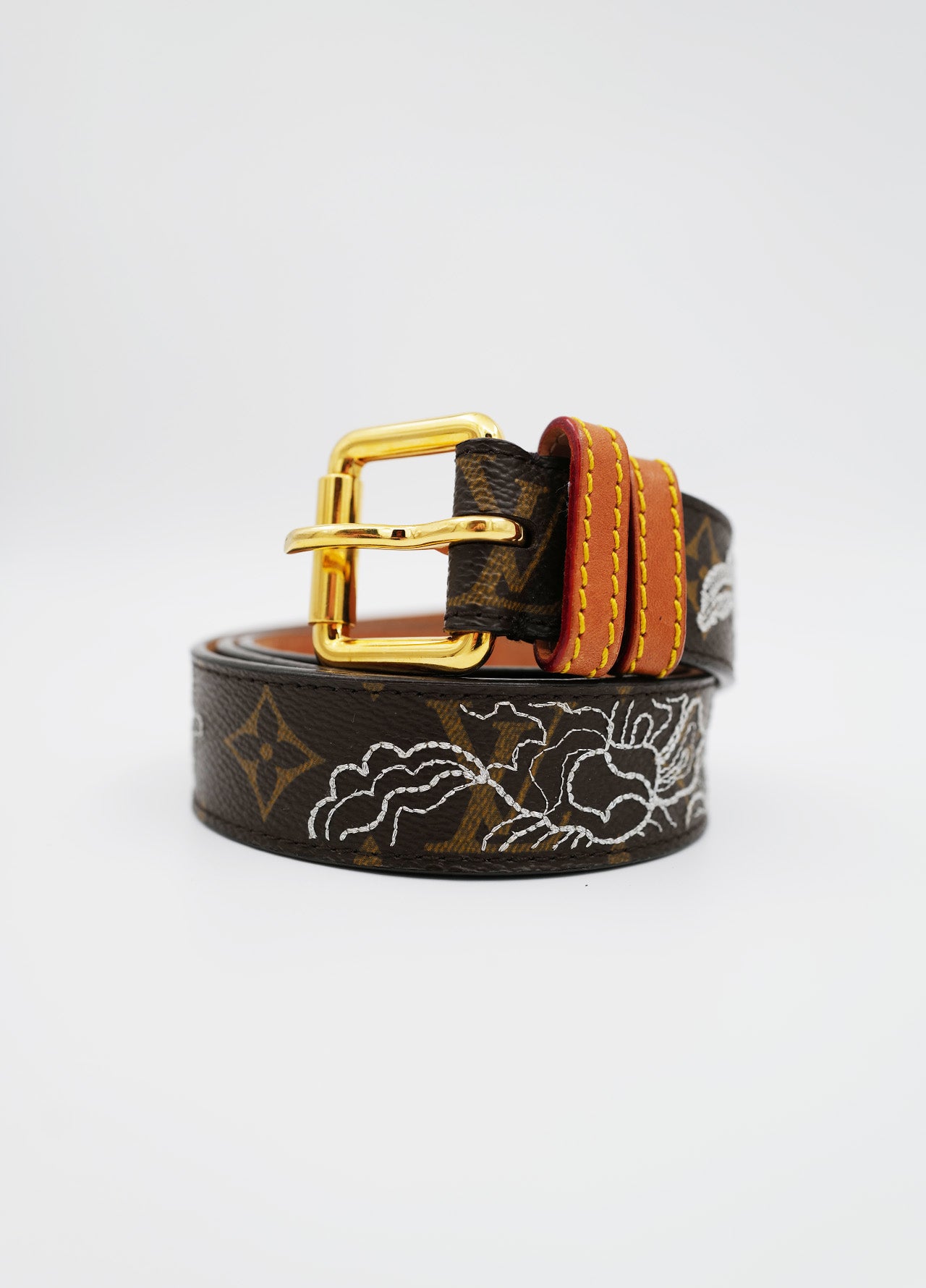 Ceinture-LV-Boucle-Dore-Broderie-Monogramme-Vintage-01