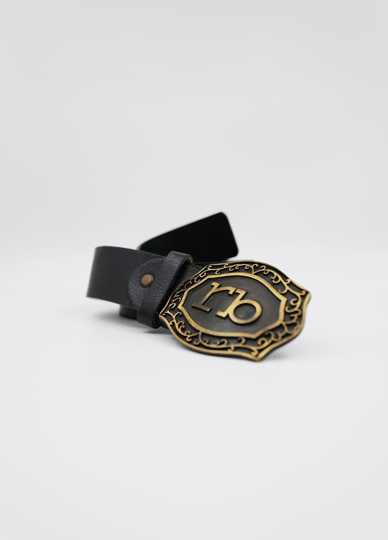 Ceinture-RoccoBorroco-Cuir-Noir-Dore-Vintage-01