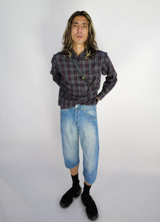 Chemise-Burberry-Tartan-vintage-bleu-navy-rouge-01