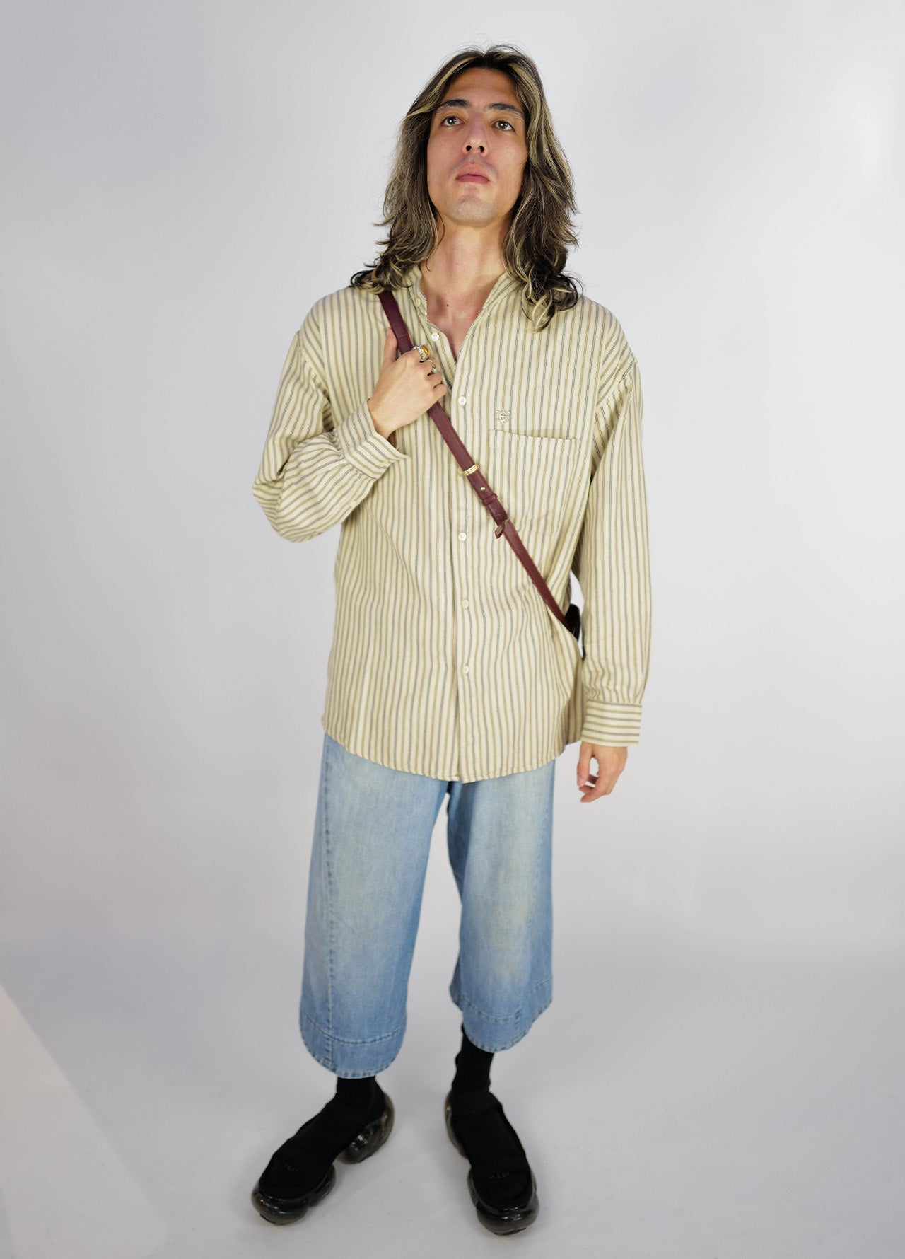 Chemise-Iceberg-Beige-Raye-Vintage-Longue-01