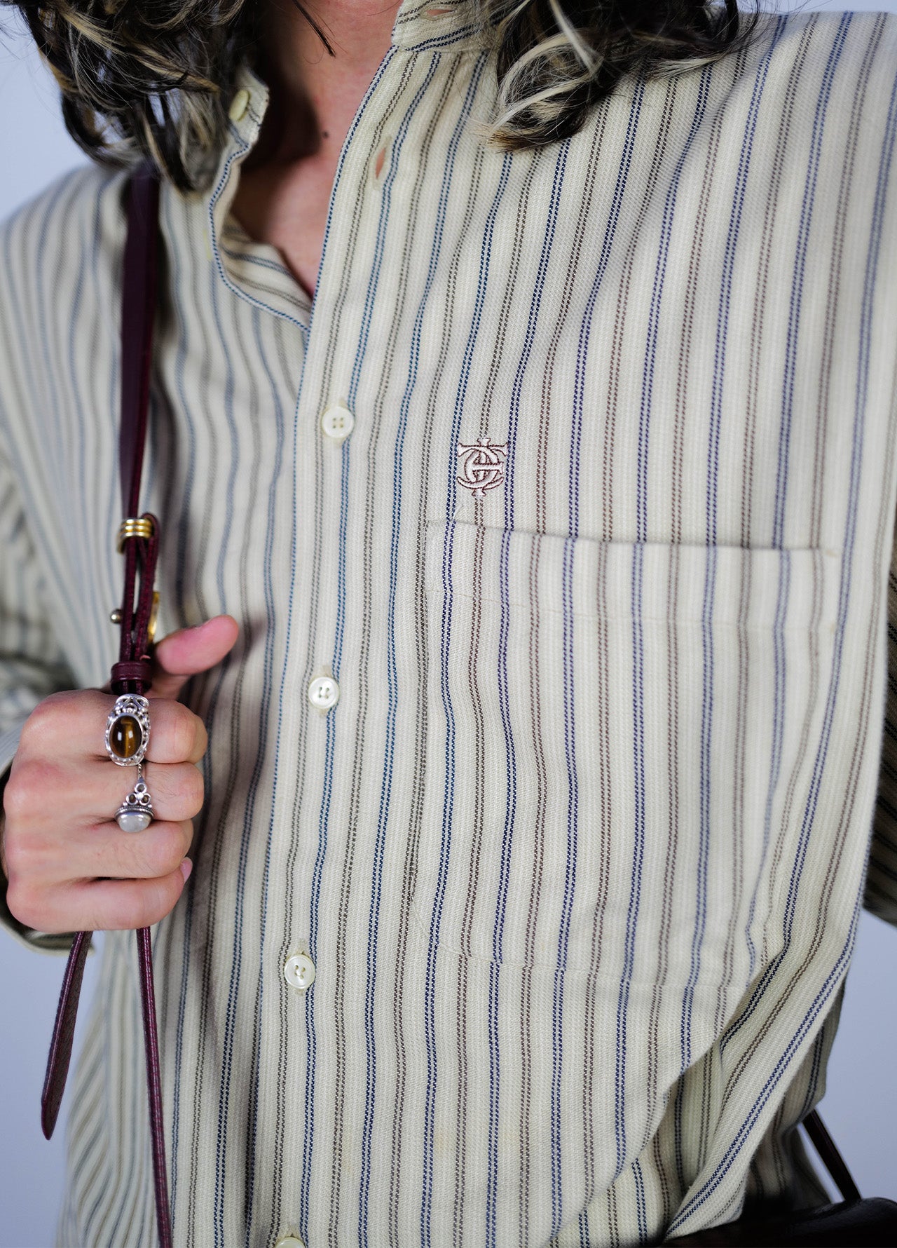 Chemise-Iceberg-Beige-Raye-Vintage-Longue-03