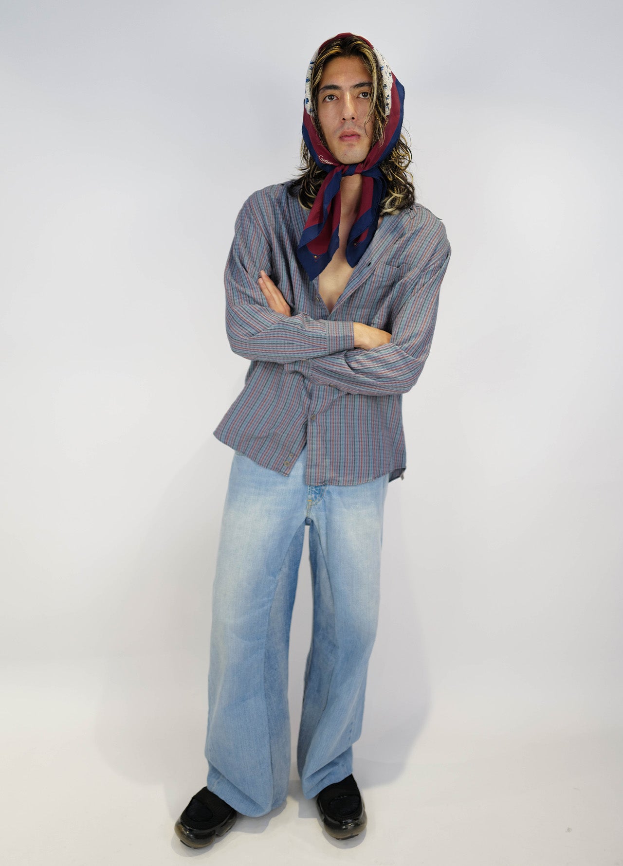 Chemise-Missoni-Raye-Manche-Longues-Vintage-02