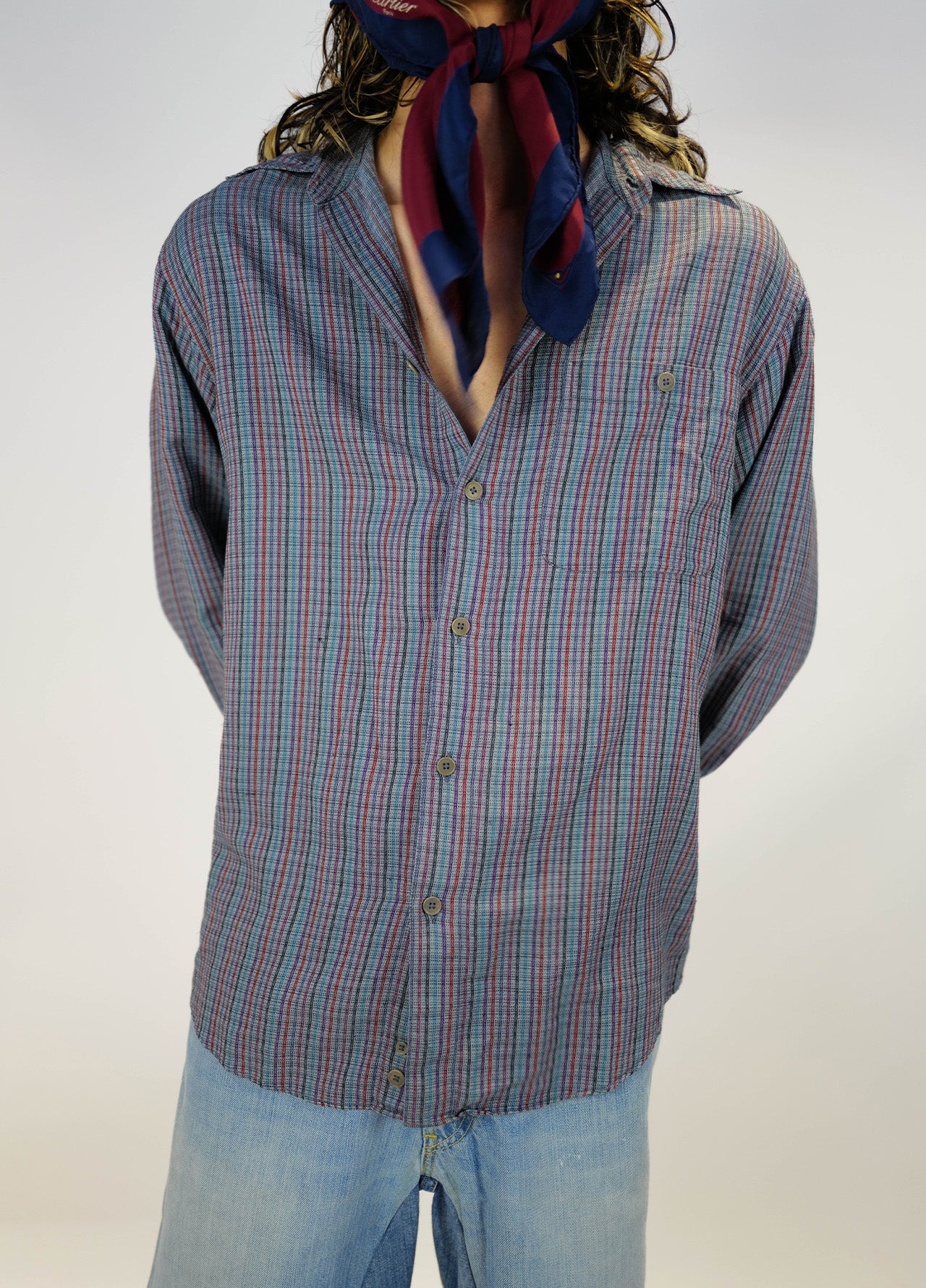 Chemise-Missoni-Raye-Manche-Longues-Vintage-06