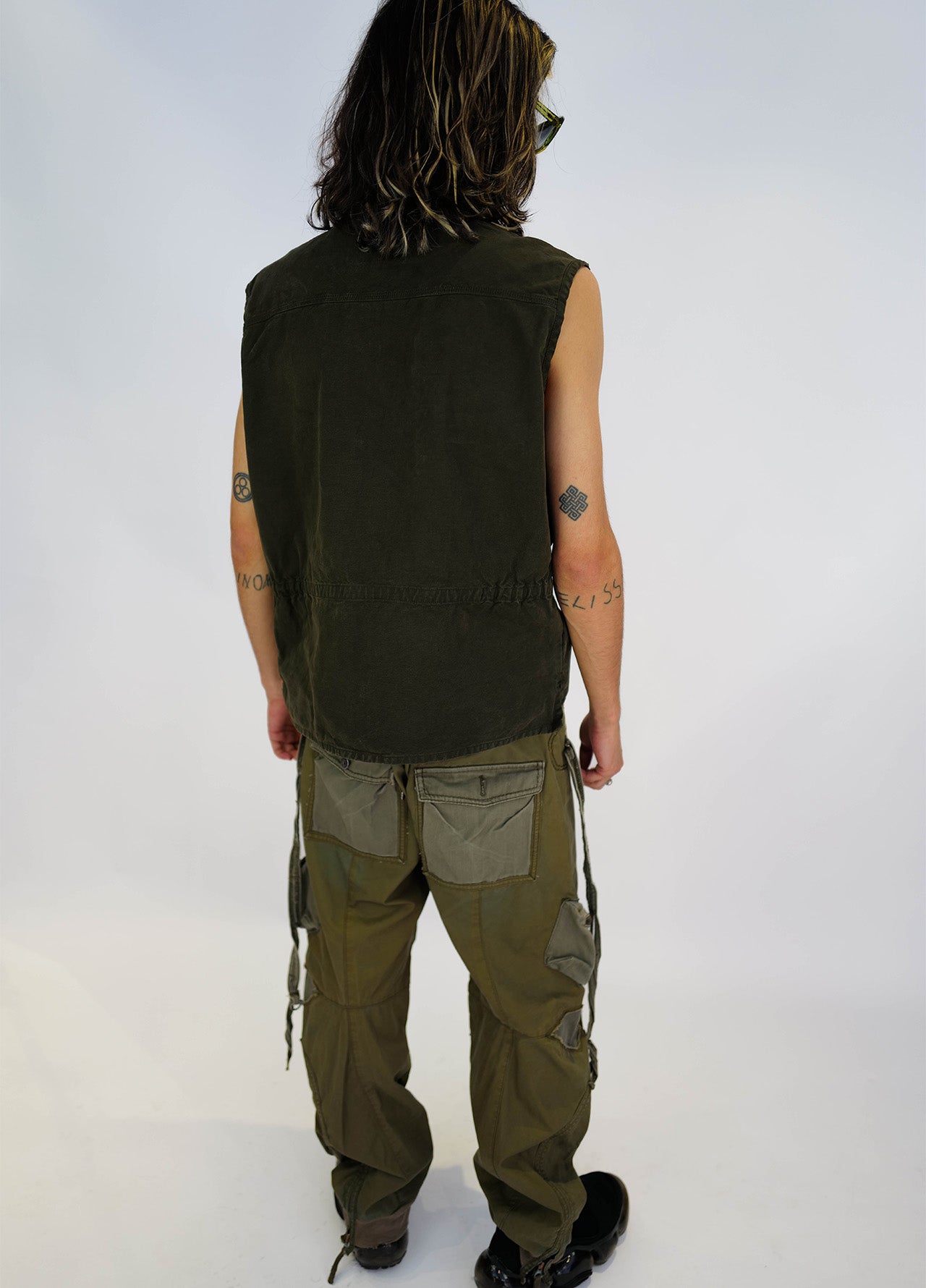 Gilet-top-pecheur-sport-Iceberg-Vintage-2000-Y2K-Green-vert-4