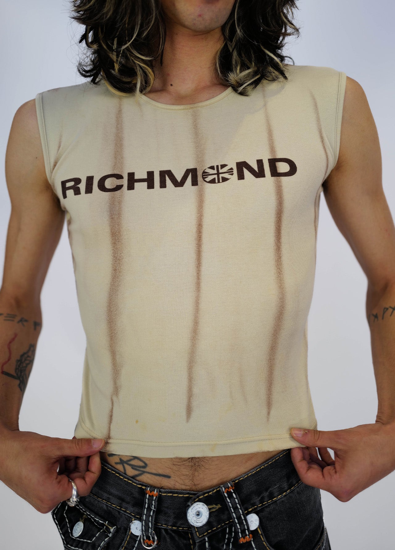 Haut-Top-Richmond-Vintage-2000-Y2K-Unisex-beige-3