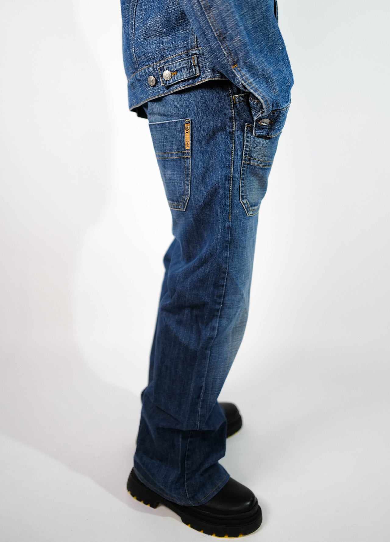 JEANS PANTALON GAS VINTAGE 2000 y2k-001