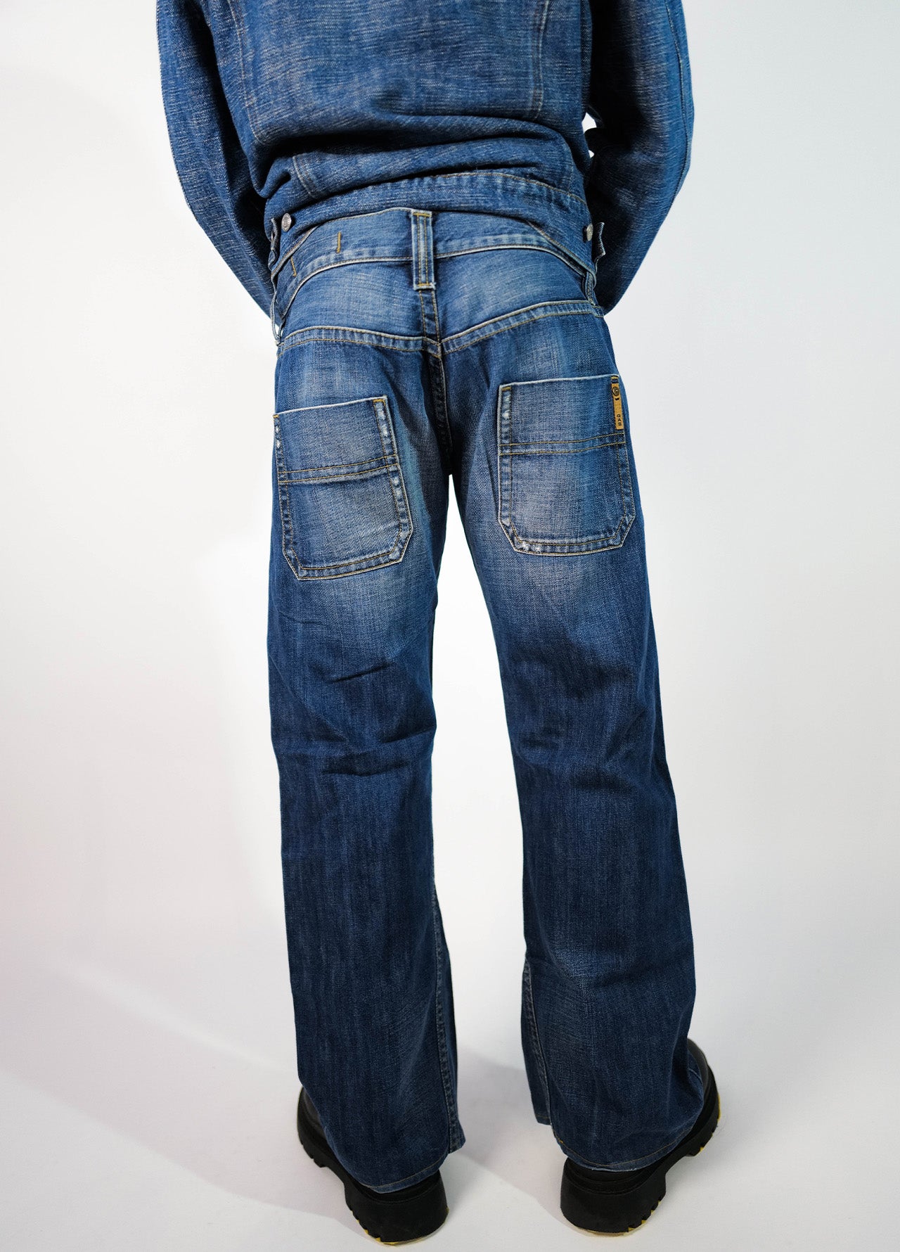 JEANS PANTALON GAS VINTAGE 2000 y2k-003