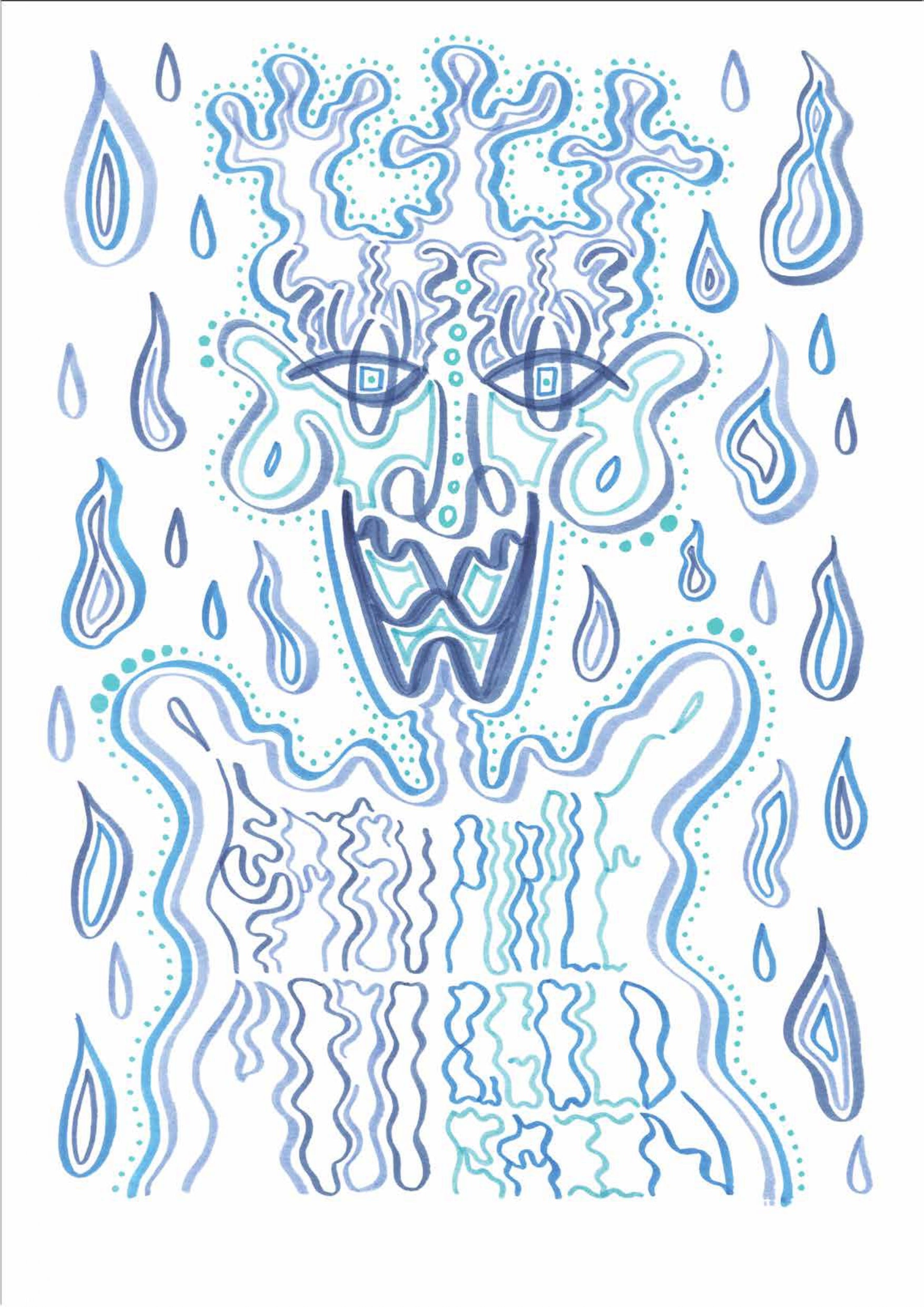 Print Bleu by Josua Carvalho
