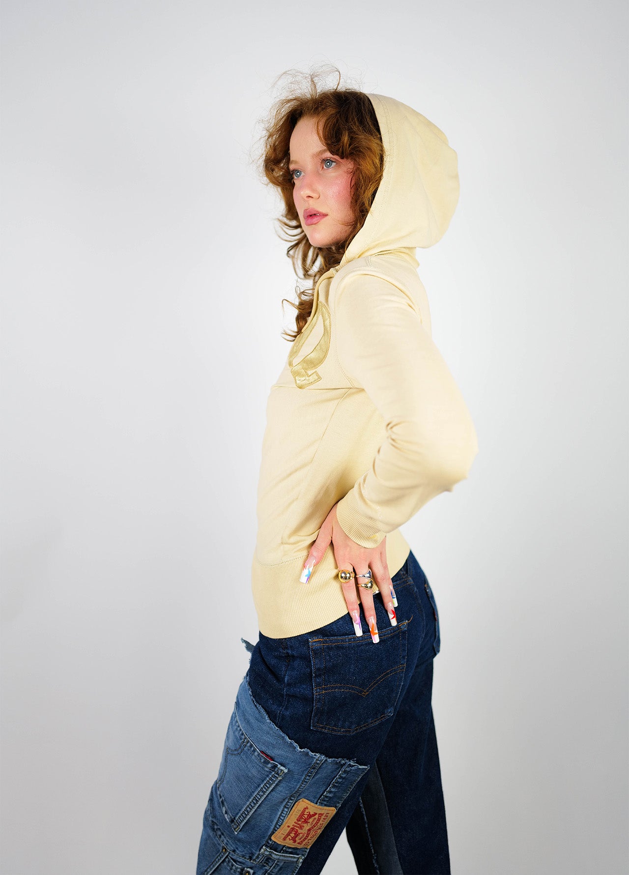 Jacket-Pullacapuche-pull-capuche-gilet-Diesel-vintage-2000-Y2K-yellow-jaune-3