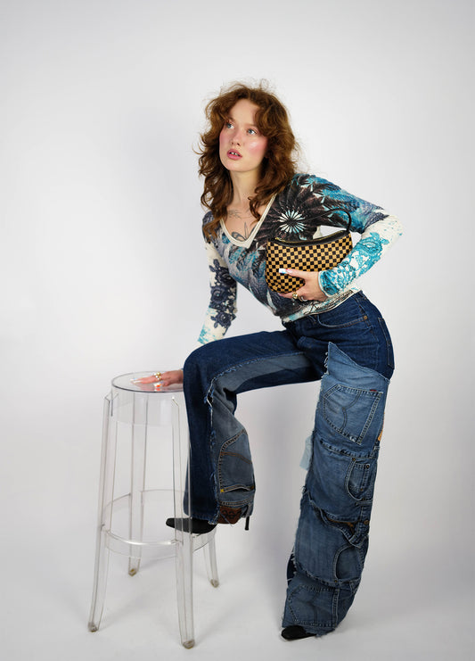 Jeans-denim-Levi's-Levis-reworked-unique-vintage-blue-bleu-1