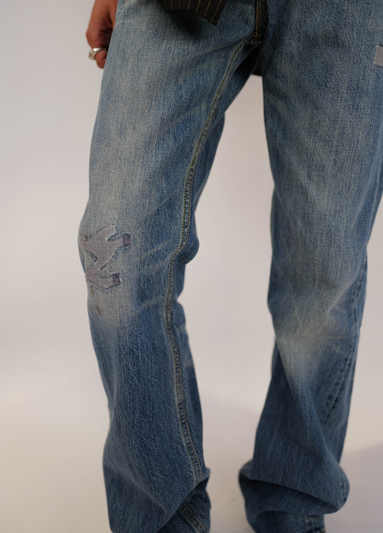 Jeans-denim-Levis-Levi's-501-reworked-vintage-blue-bleu-2