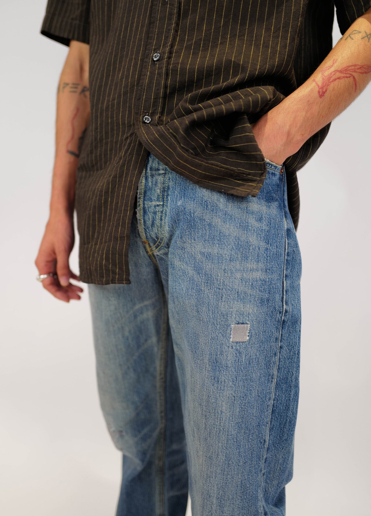 Jeans-denim-Levis-Levi's-501-reworked-vintage-blue-bleu-5
