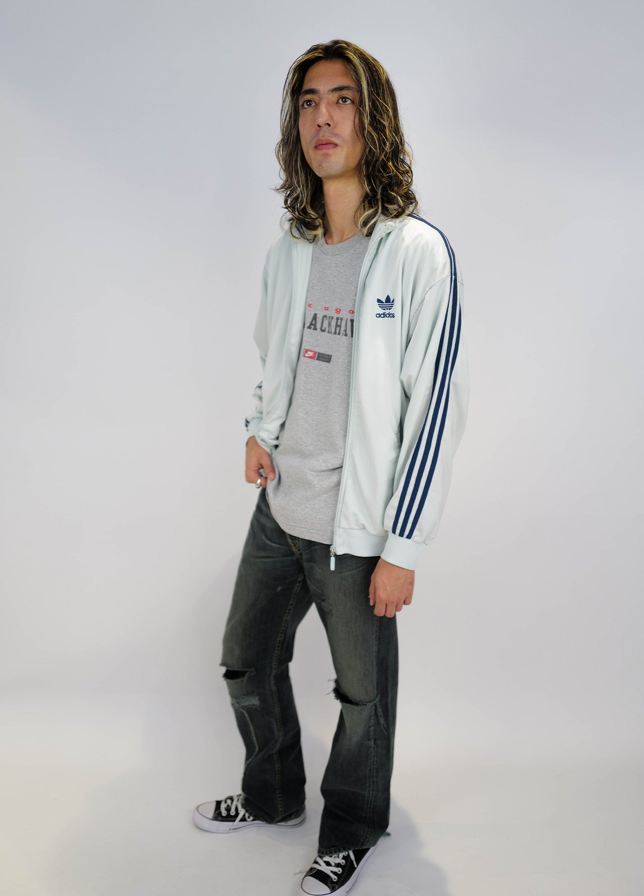 Veste, Sport, Adidas, Vintage