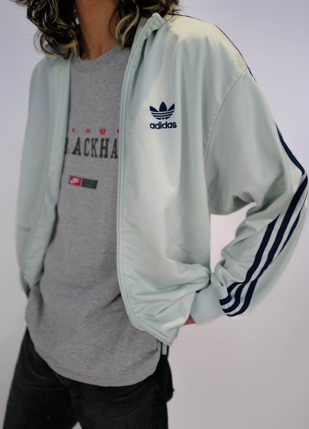 Veste, Sport, Adidas, Vintage
