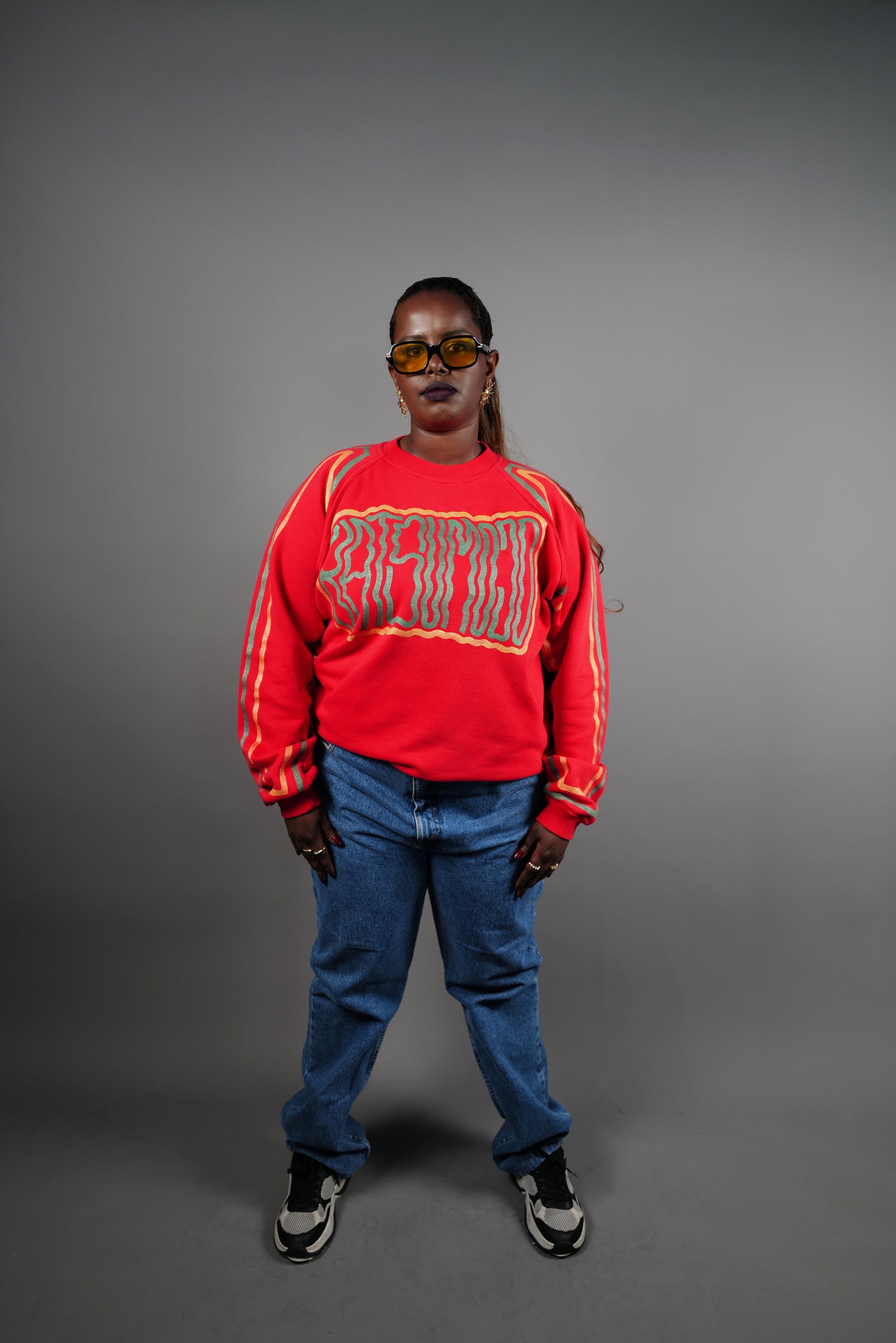 Sweater Rouge Vintage Upcycled by Josua Carvalho