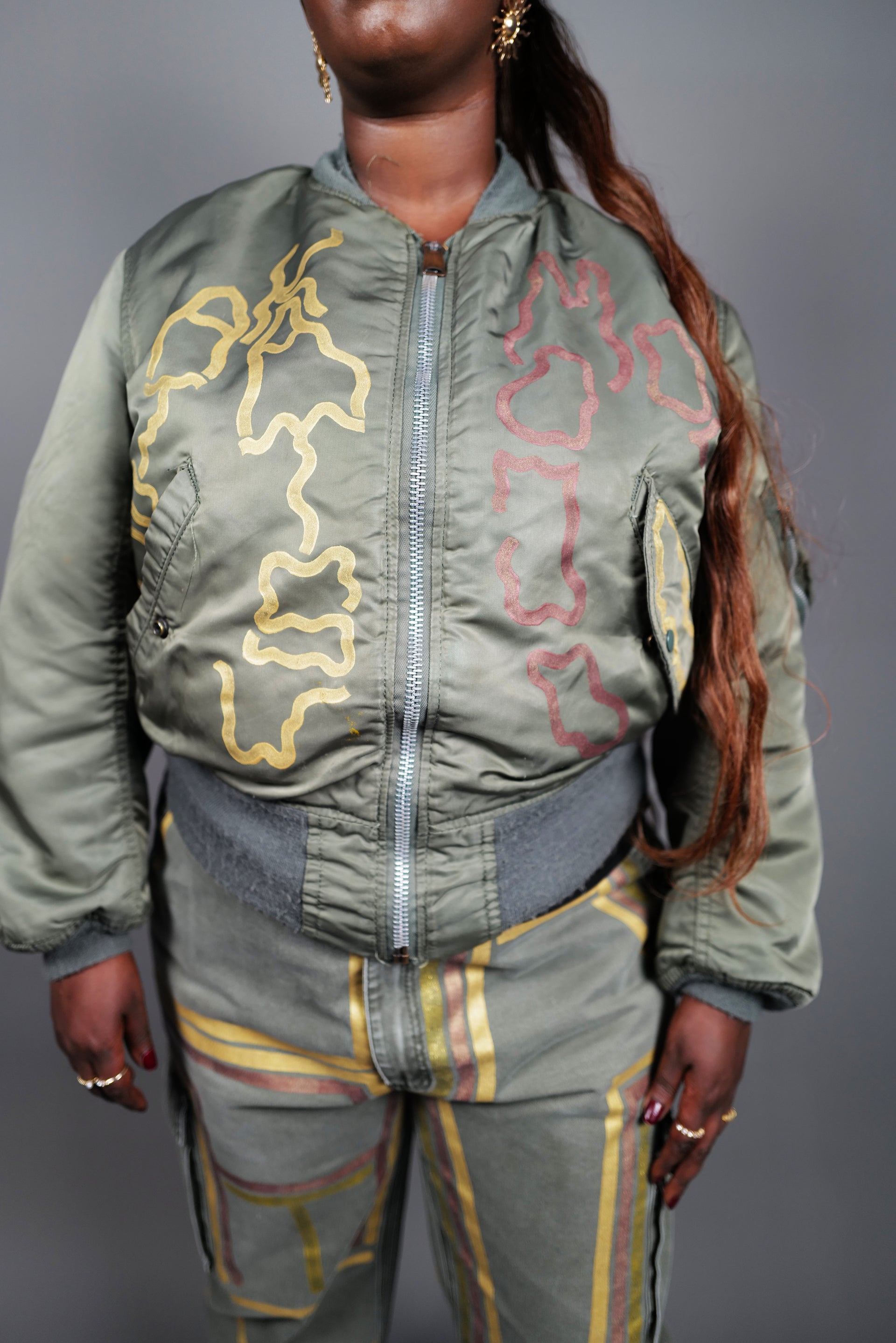 Pantalon Vert Vintage Upcycled by Josua Carvalho