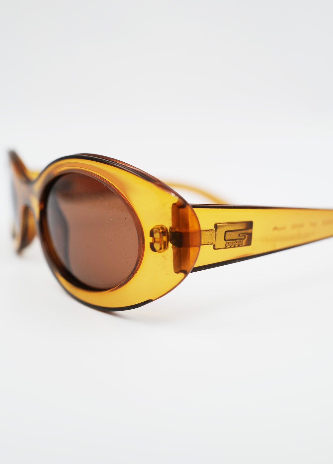 Lunette-Gucci-TranslucideOrange-Verre-Marron-Vintage-02