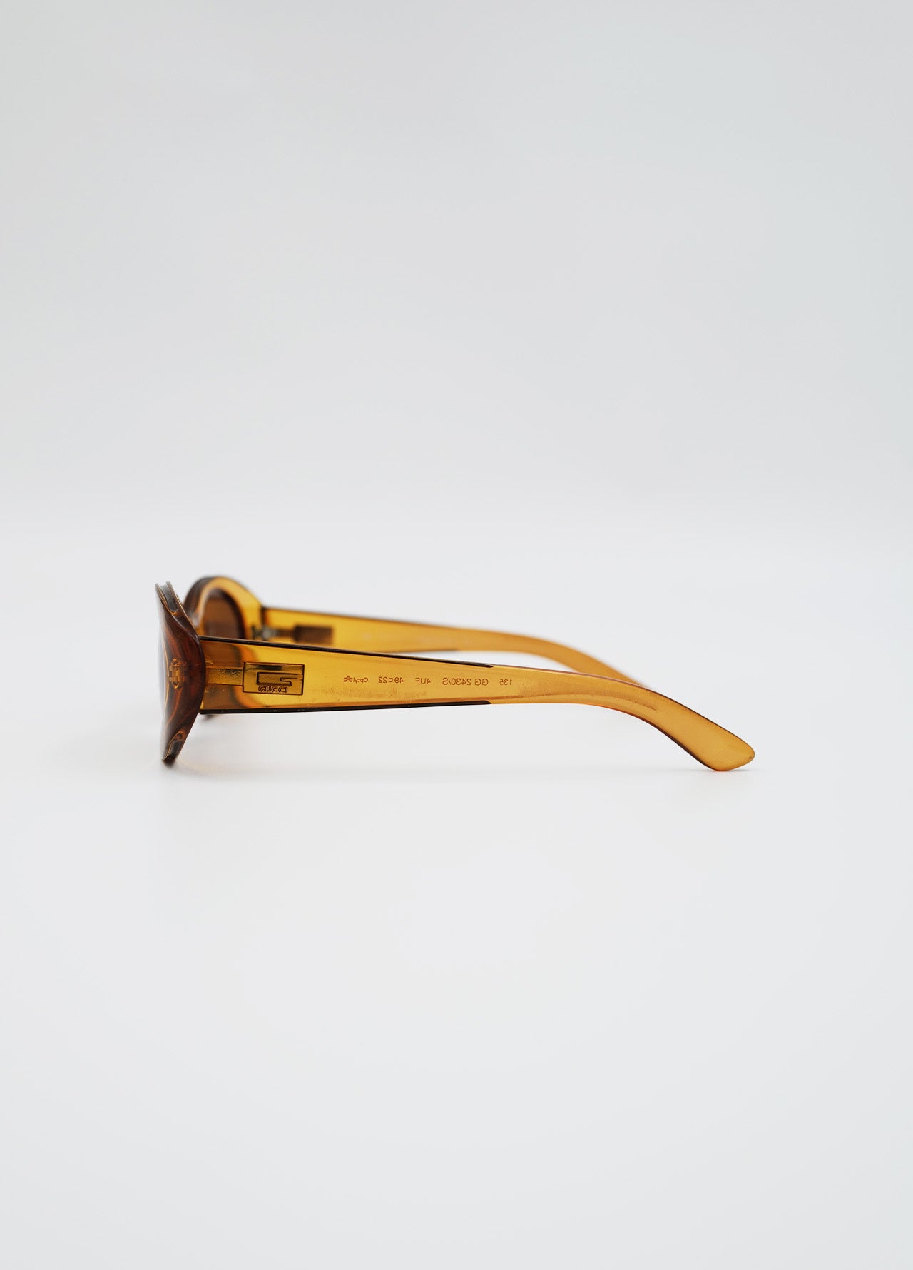 Lunette-Gucci-TranslucideOrange-Verre-Marron-Vintage-03