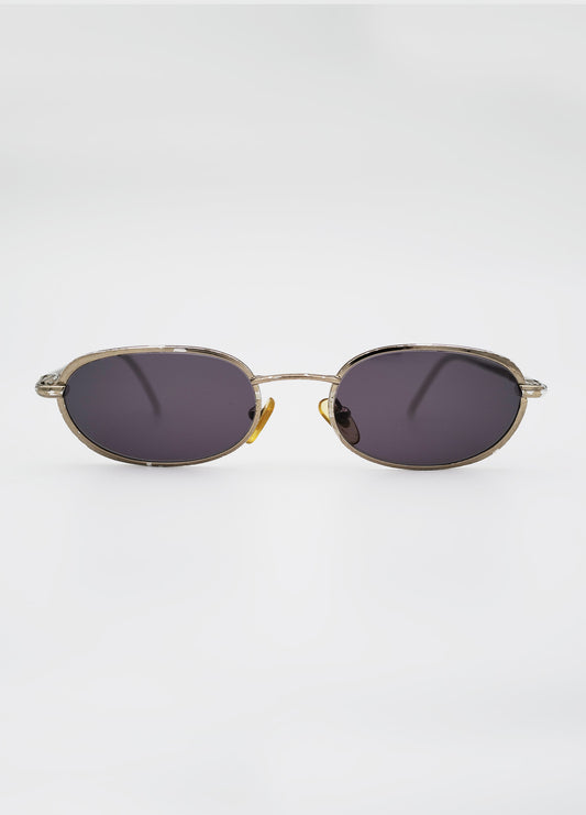 Lunette-solaire-sunglass-Gucci-80-90-vintage-reworked-circa-silver-argent-black-noir-1