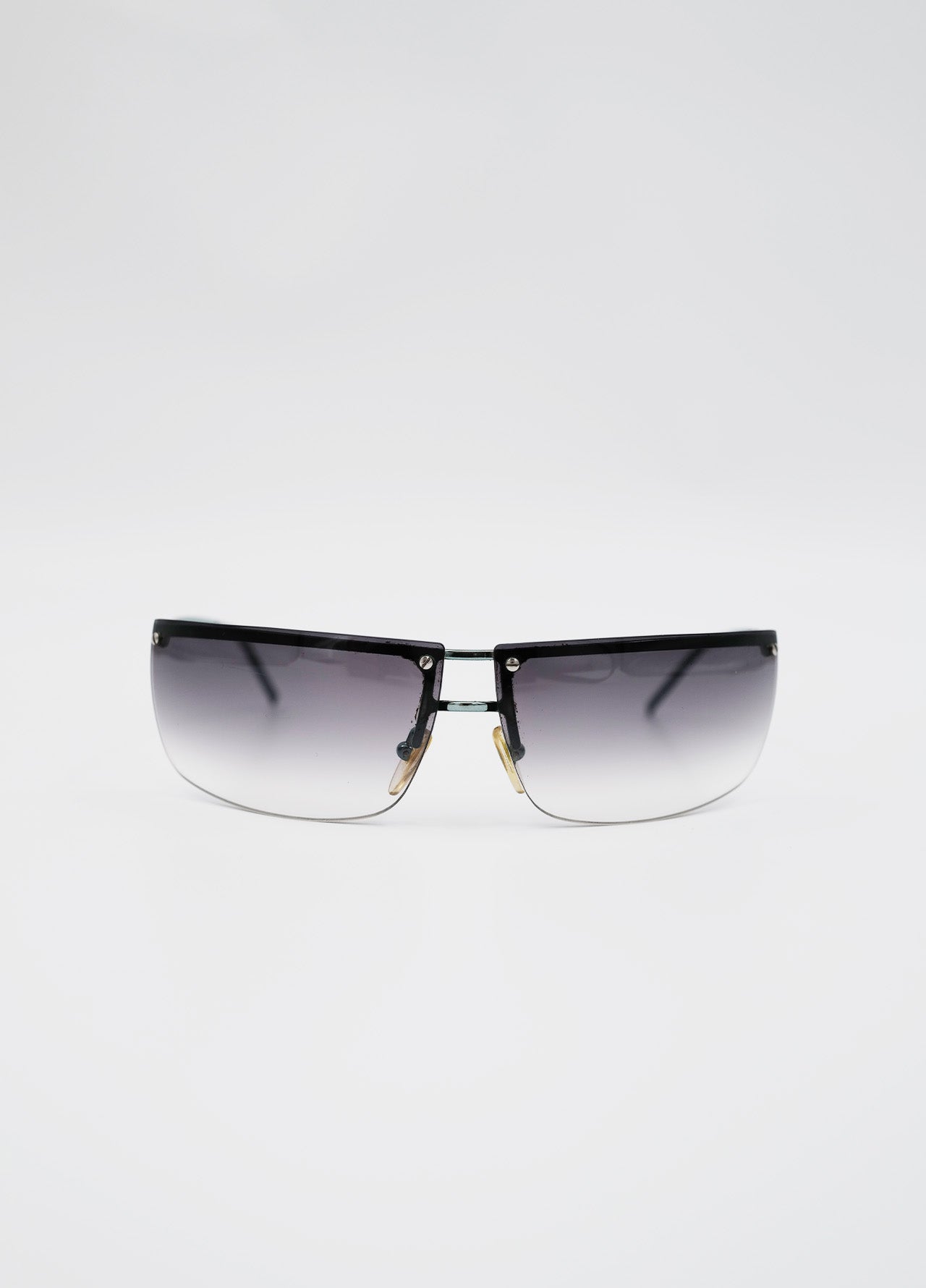 Lunette Gucci Fumée noir et clair, branche en metal VINTAGE
