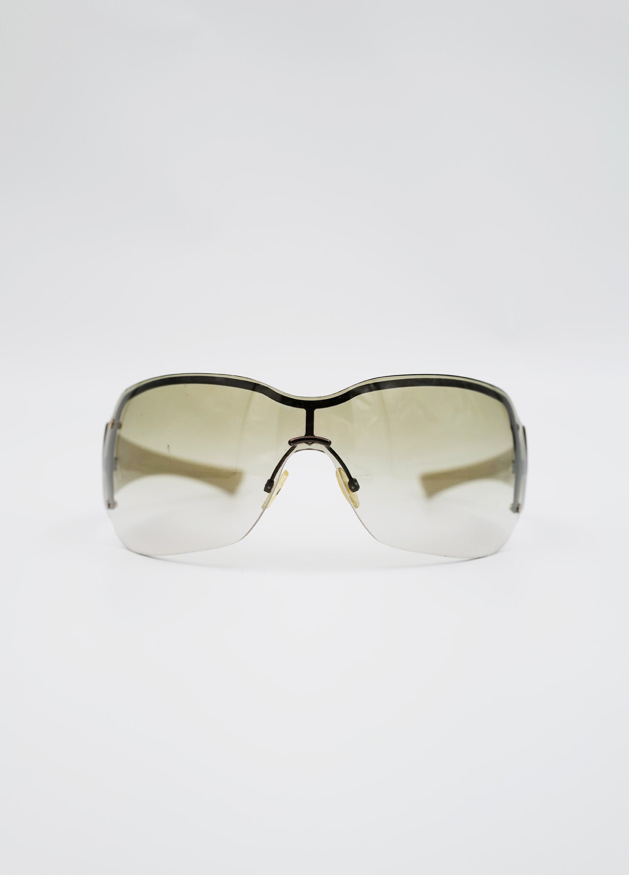 Lunettes-Gucci-Masque-Beige-Vert-Monogramme-Vintage-02