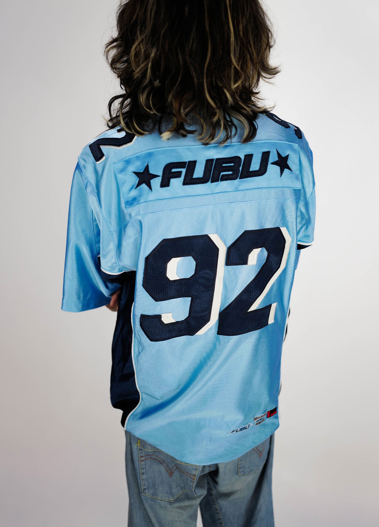Maillot-jersey-footus-FUBU-vintage-Y2K-blue-bleu-1
