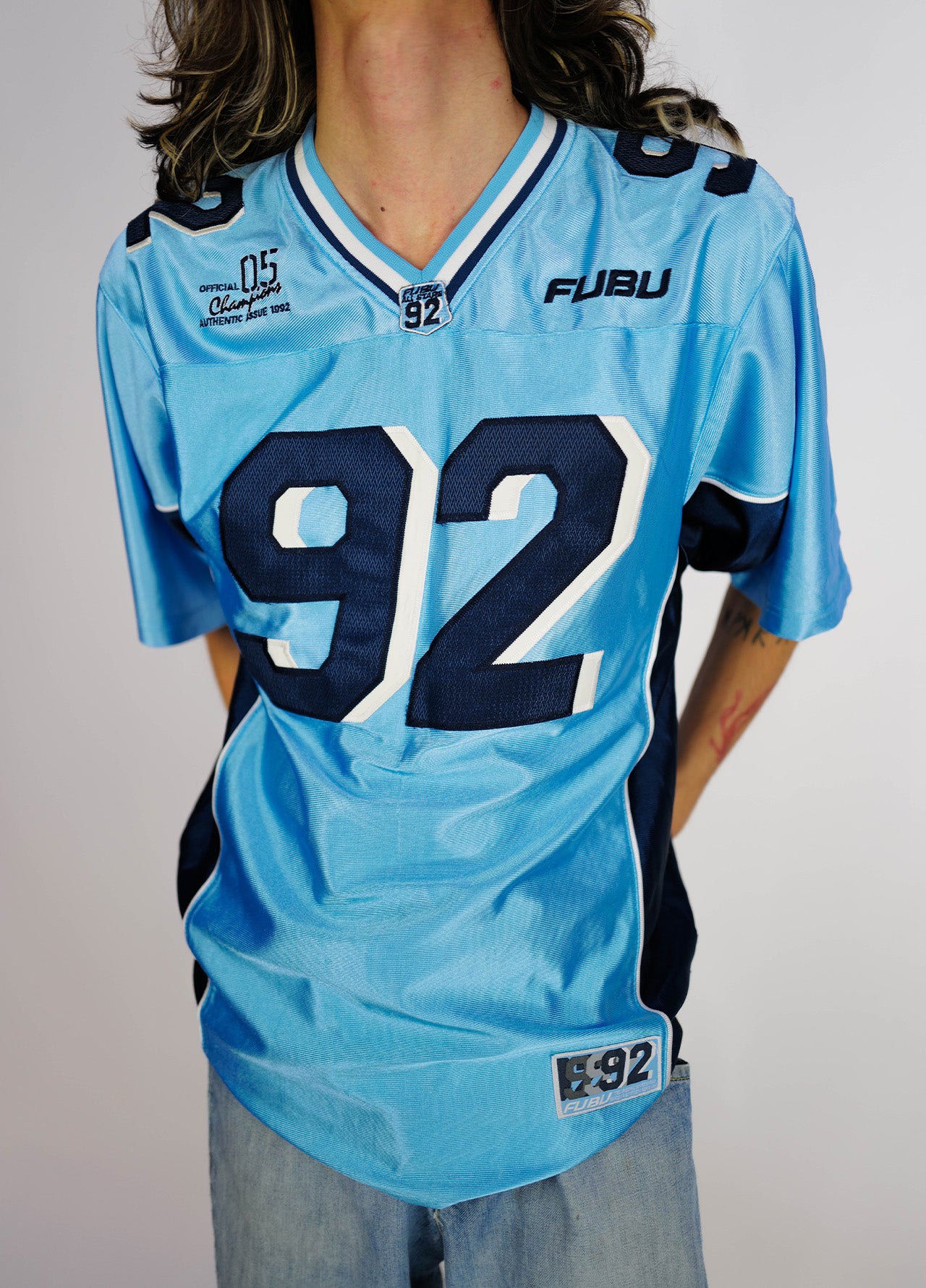 Maillot-jersey-footus-FUBU-vintage-Y2K-blue-bleu-4