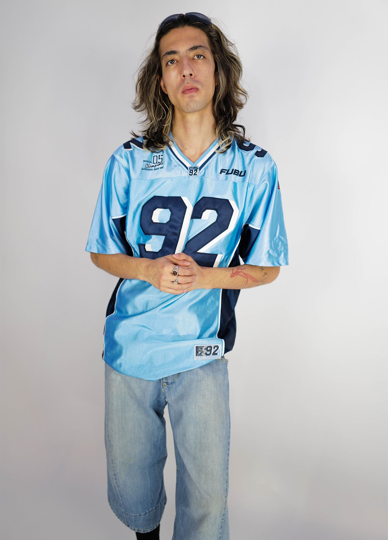 Maillot-jersey-footus-FUBU-vintage-Y2K-blue-bleu-7