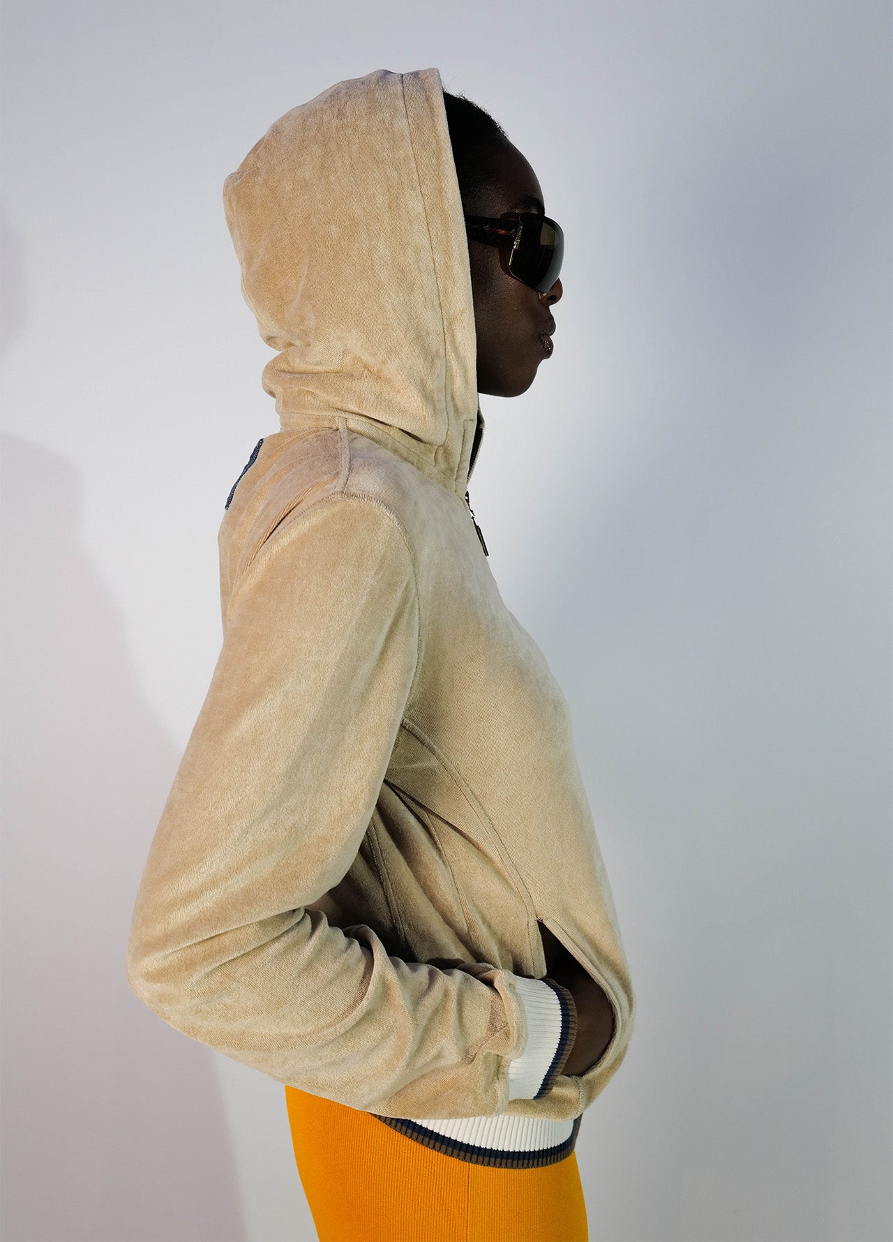PULL-CAPUCHON - TRACKTOP- JUST- CAVALLI- VINTAGE- 90'S-005