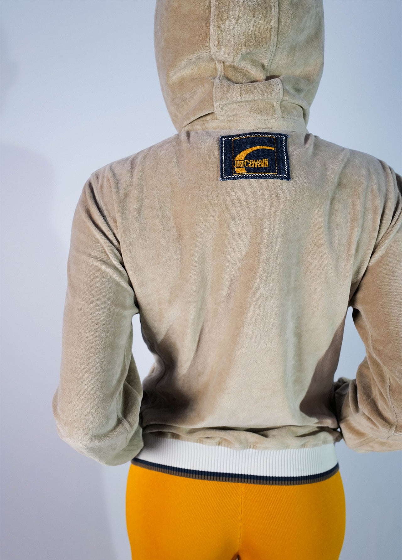 PULL-CAPUCHON - TRACKTOP- JUST- CAVALLI- VINTAGE- 90'S-007
