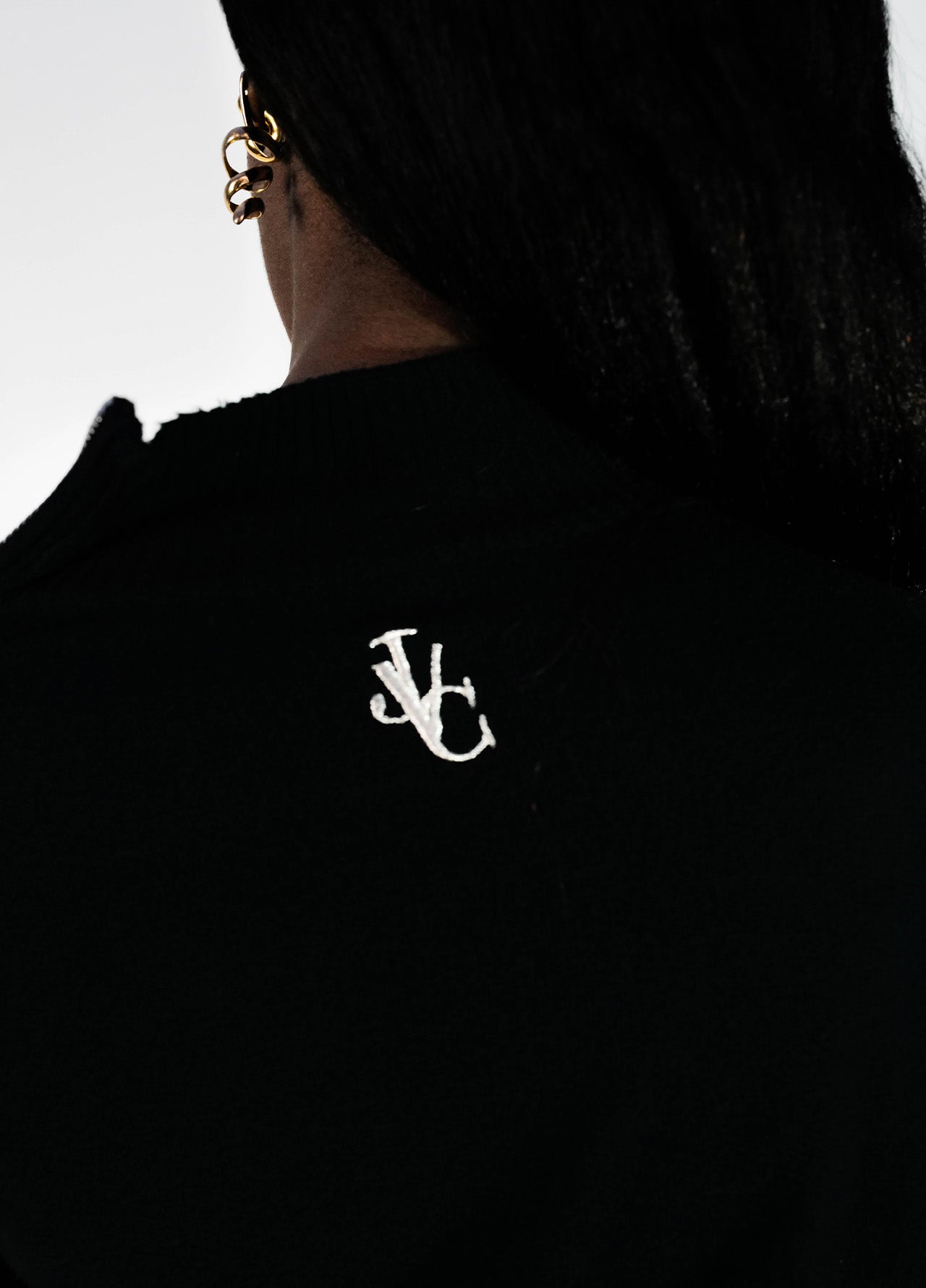 PULL COL ROULÉ À ZIP VERSACE JEANS COUTURE VINTAGE 90'S-003