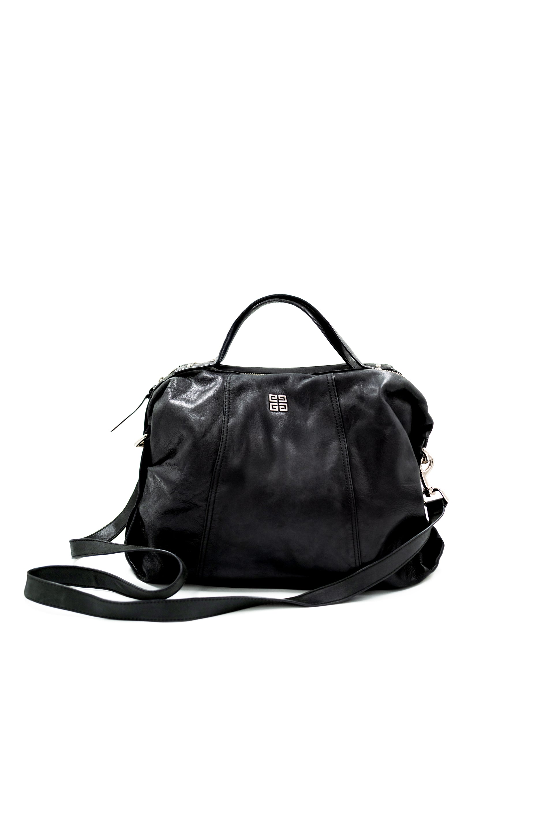 SAC_GIVENCHY_BLACK_LEATHER_SATCHEL_cuir_noir_Vintage-01