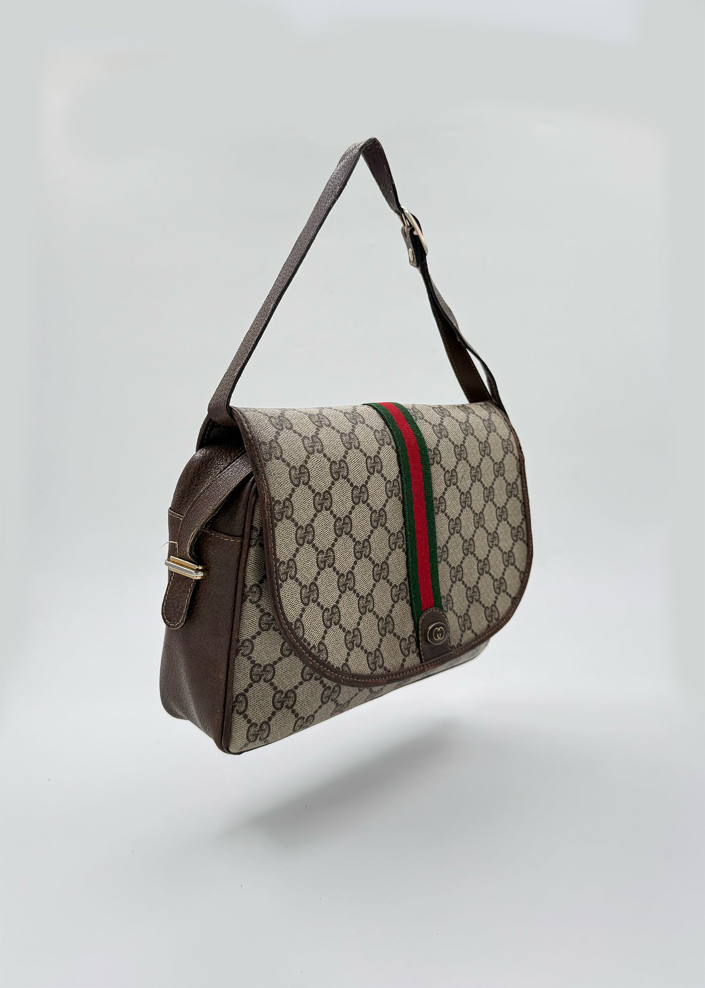 SAC GUCCI STRAP BAG OPHIDIA GM VINTAGE 80'S